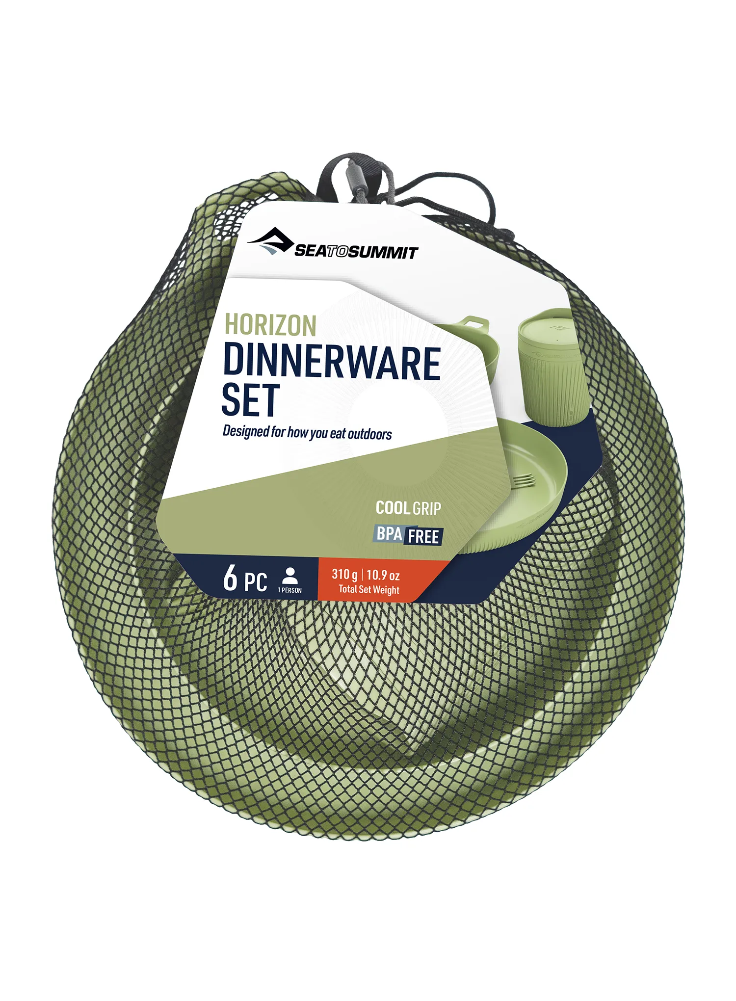 Outdoor-Geschirr Sea to Summit Horizon Dinnerware  - tarragon