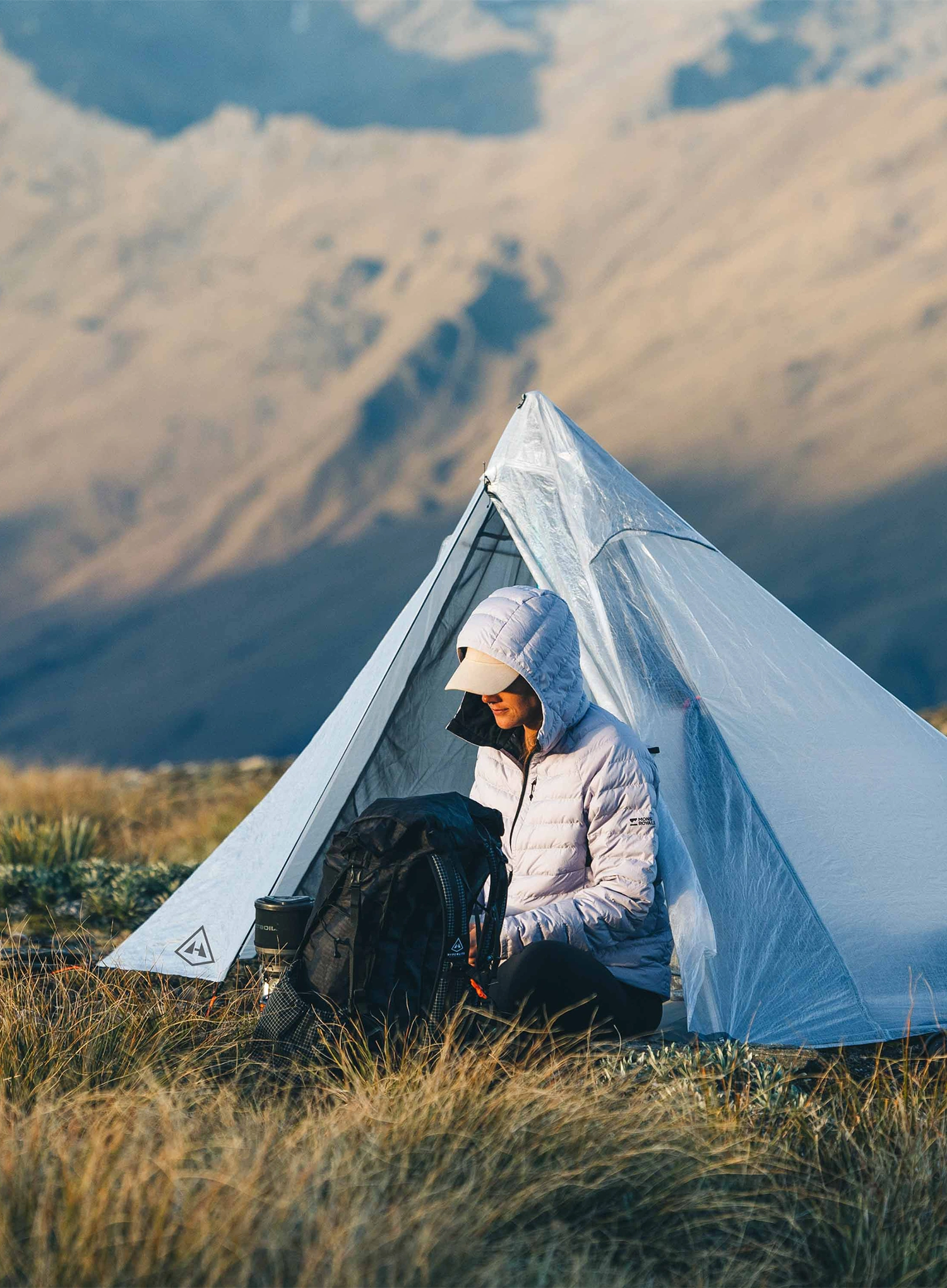 1-Personen-Zelt Hyperlite Mountain Gear Mid 1 Tent - white