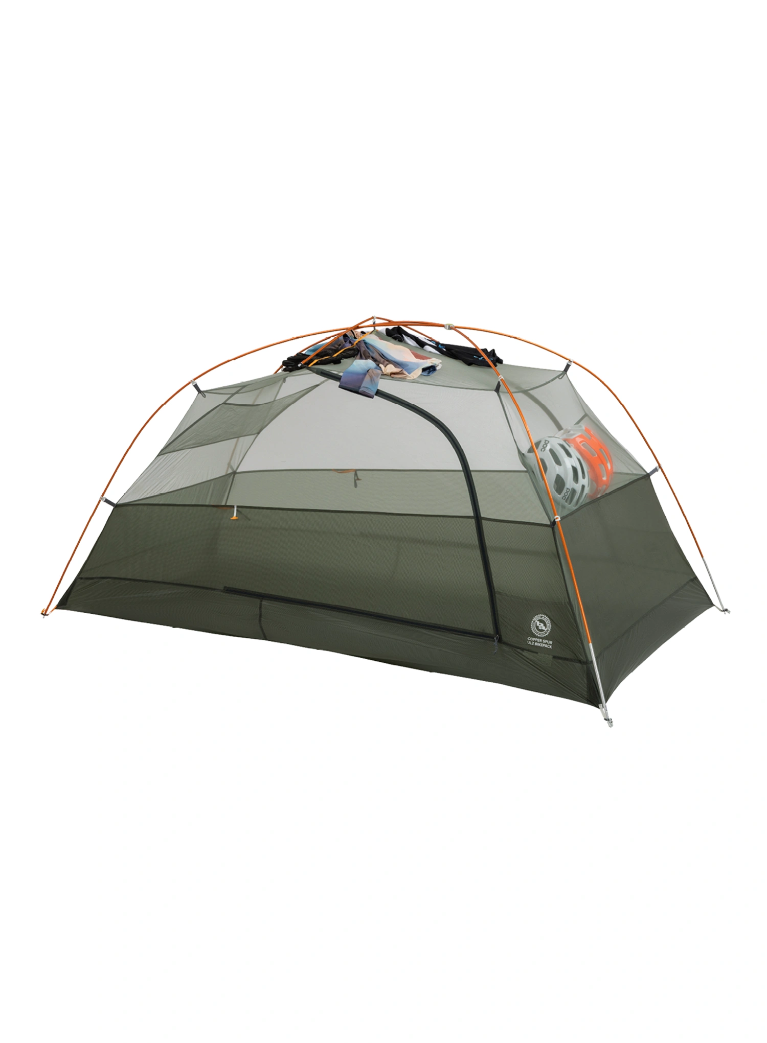 2-Personen-Zelt Big Agnes Copper Spur UL2 Bikepack - lichen green