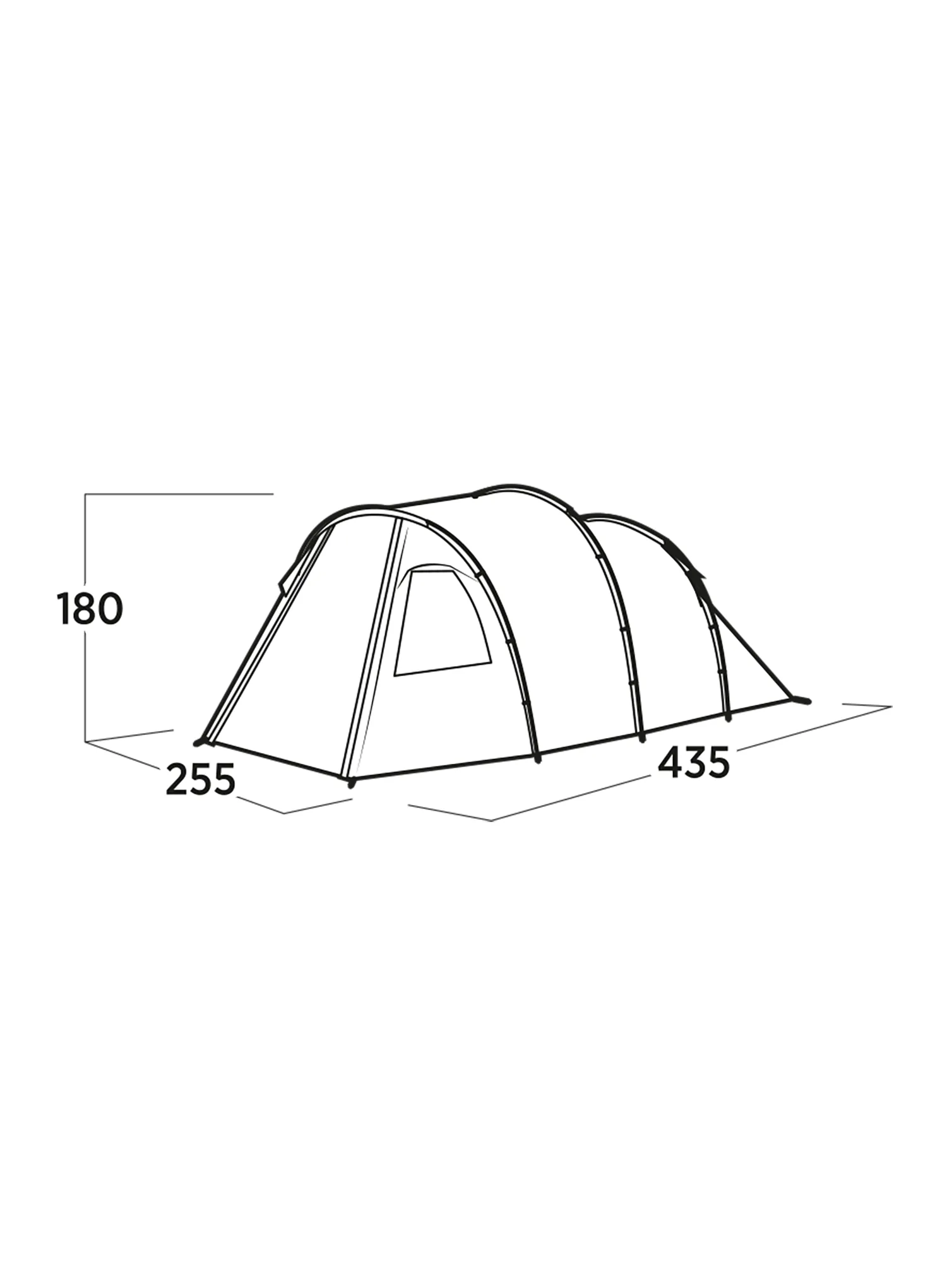 4-Personen-Zelt Easy Camp Hidra 4