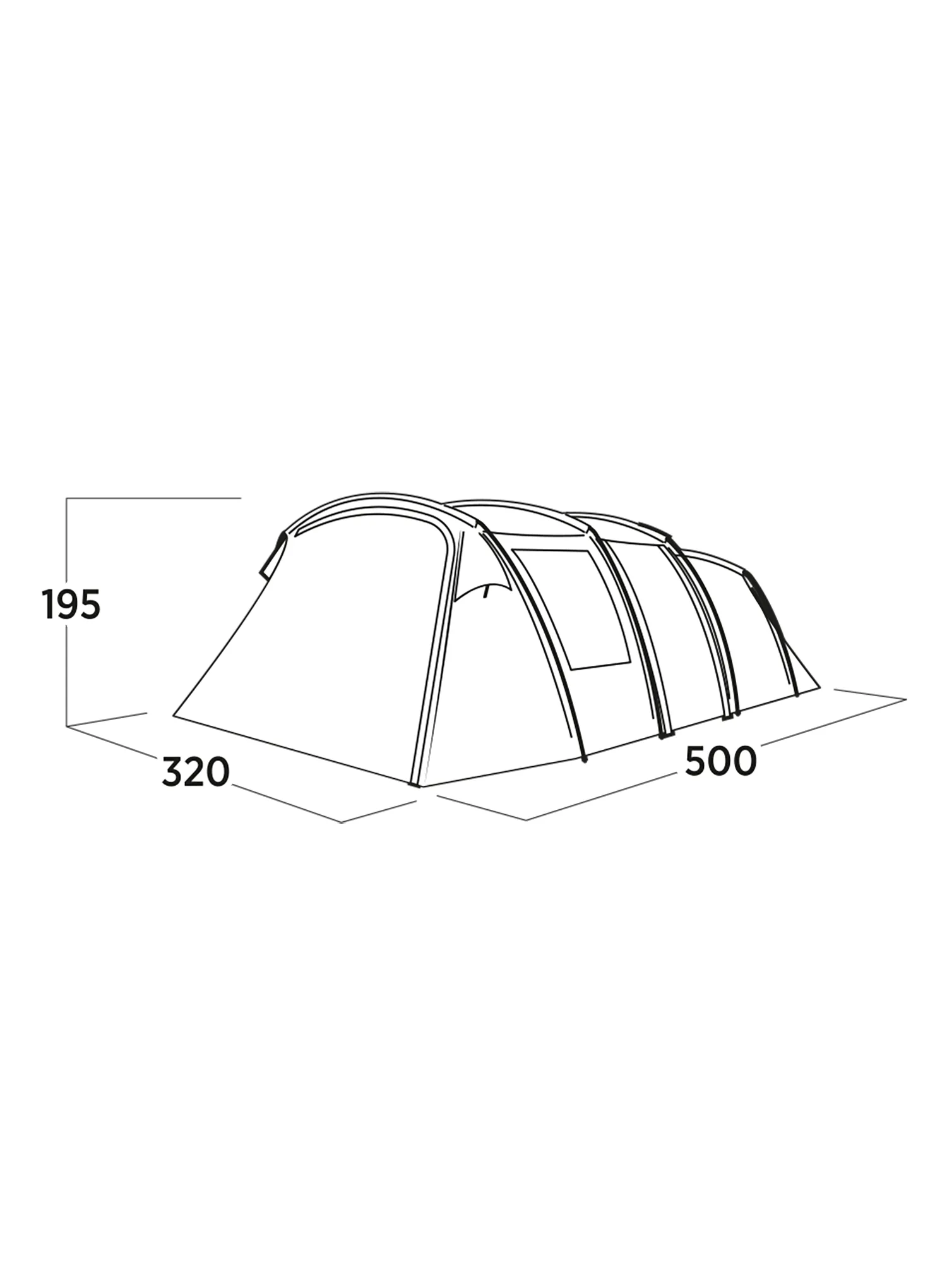 5-Personen-Zelt Easy Camp Hamra 5