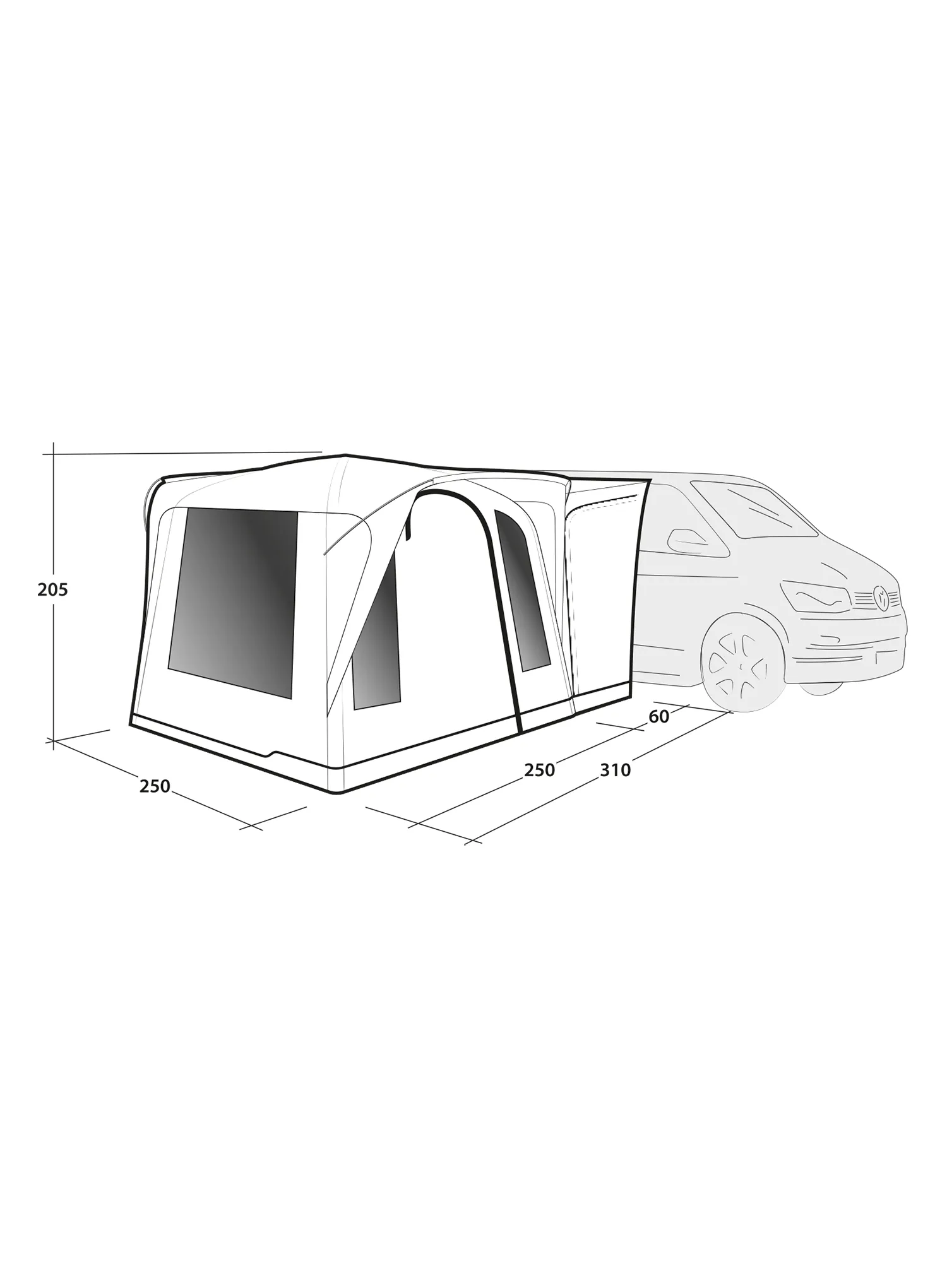 Autozelt Outwell Daytona Air