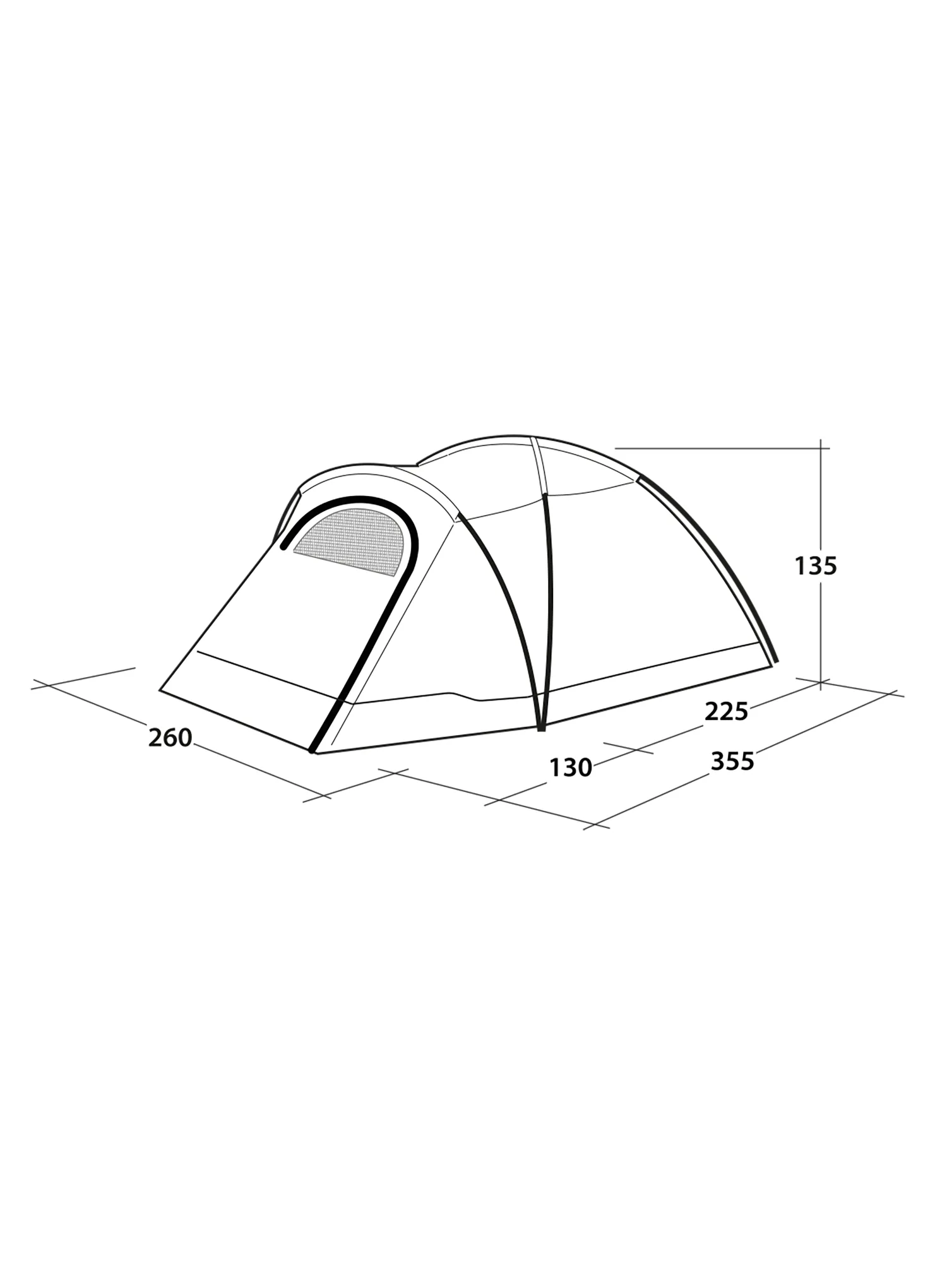 Zelt Outwell Cloud 4