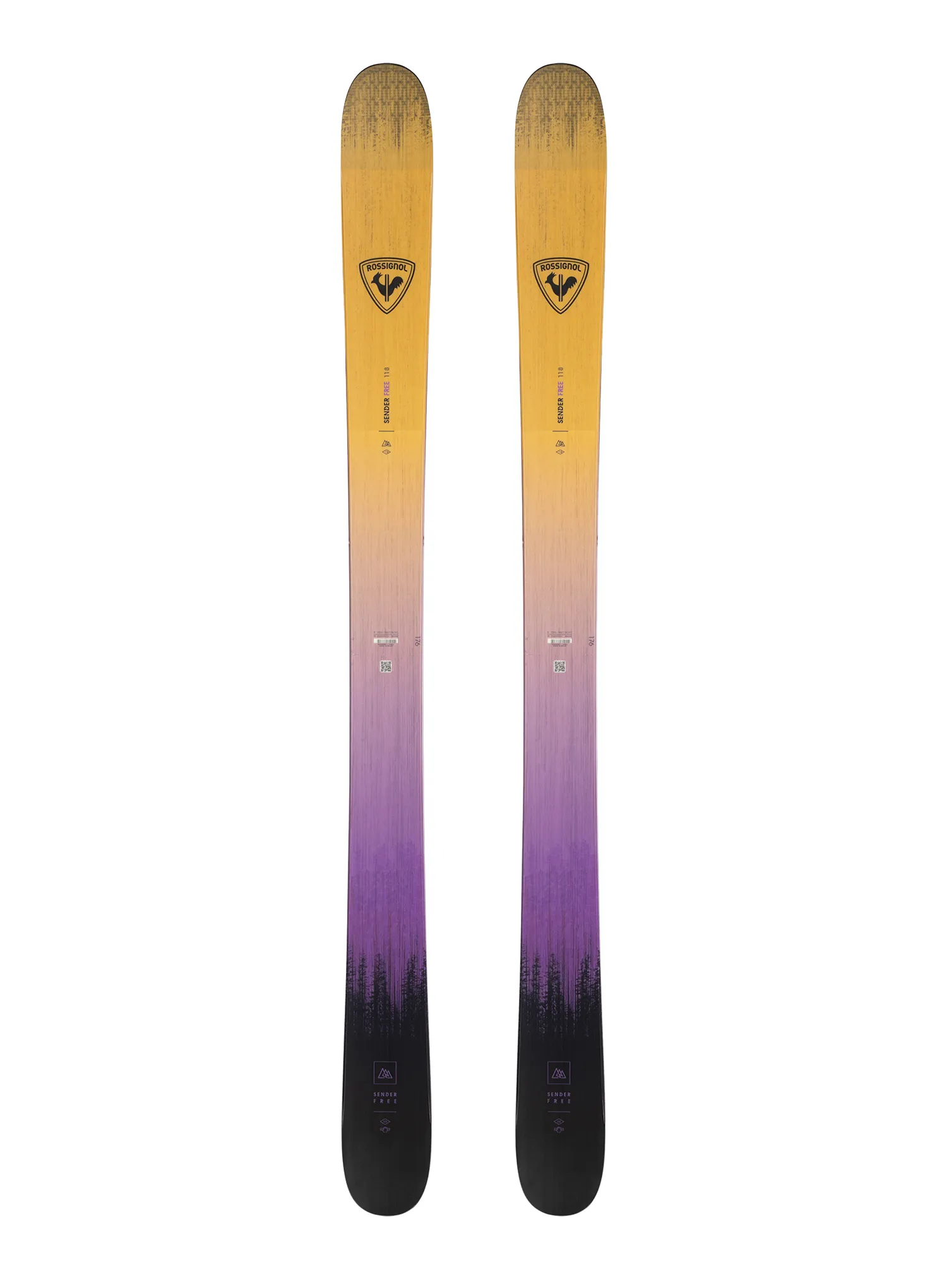 Freeride-Ski Rossignol Sender Free 118 Open - yellow