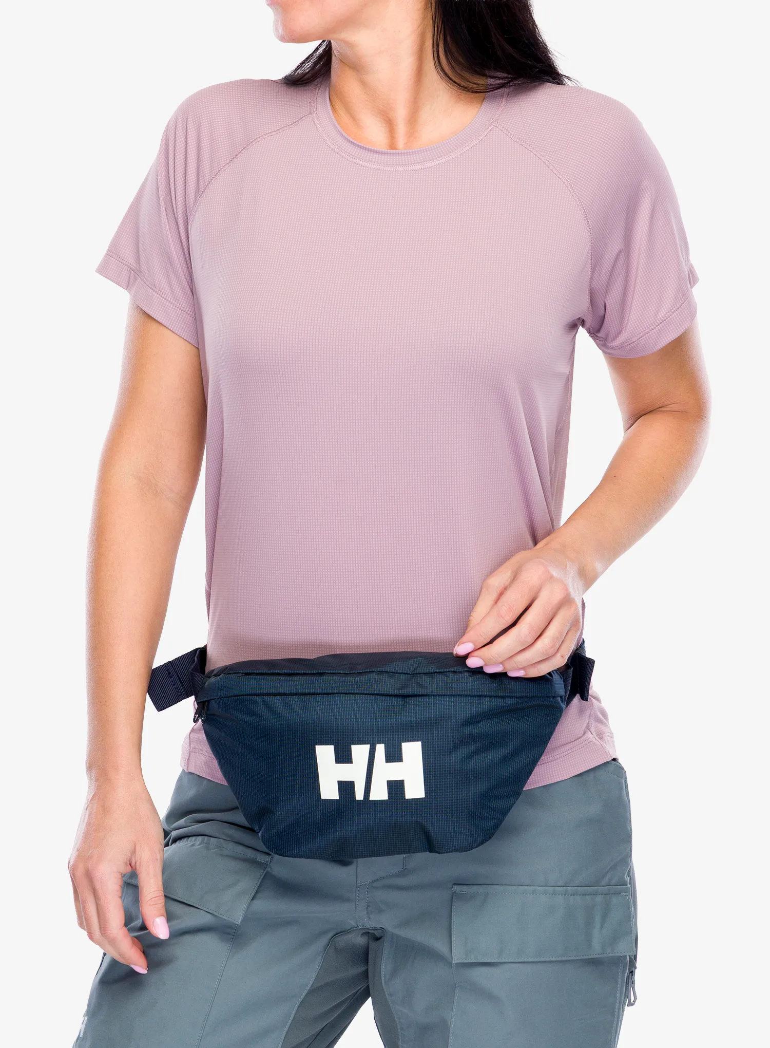 Hüfttasche Helly Hansen Logo Waist Bag - navy/vaporous grey/gum