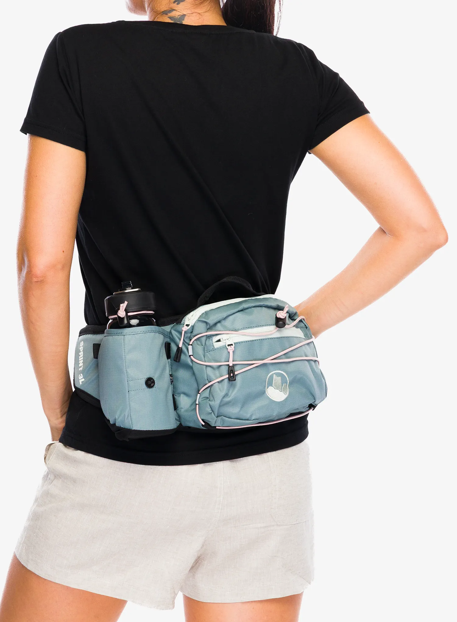 Hüfttasche Kohla Sprint 3L - stormy sea/mauve/milky green