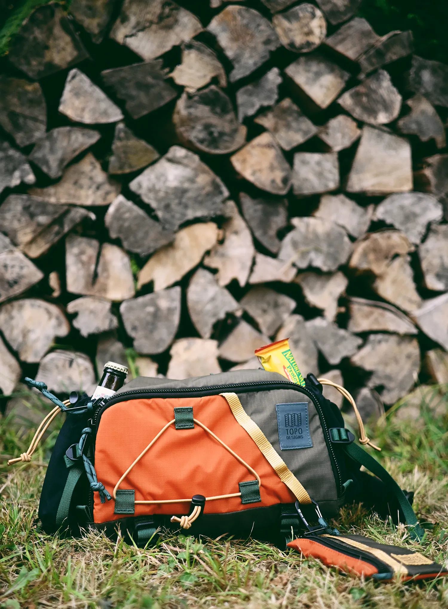 Hüfttasche Topo Designs Mountain Hydro Hip Pack - woodland/terracotta