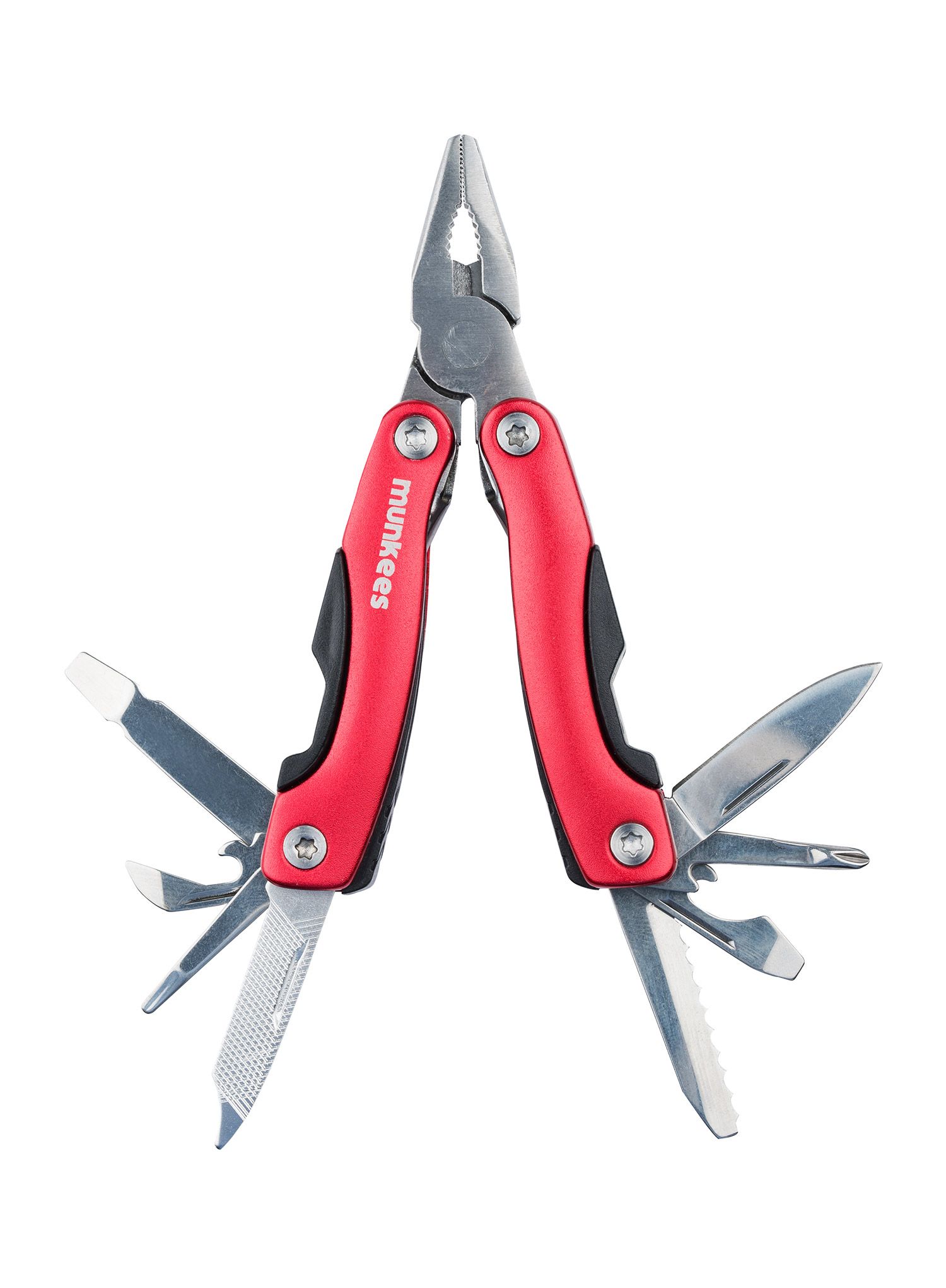 Multifunktionswerkzeug Munkees Stainless Steel Multi-Tool - red