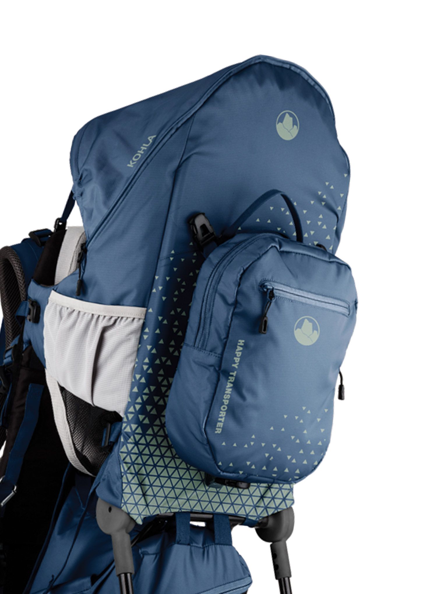 Kinderkraxe Kohla Happy Transporter - navy peony
