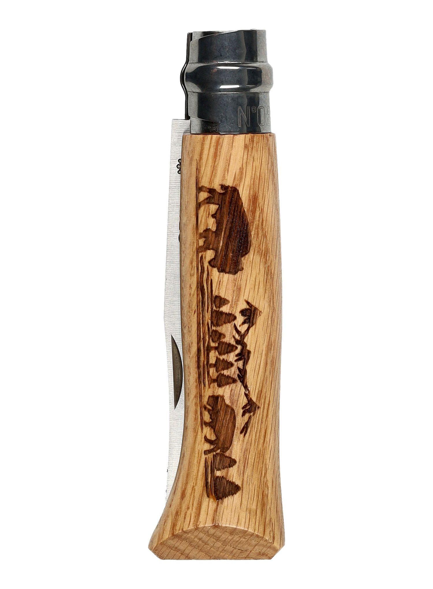 Outdoor Messer Opinel Animalia No.08 - buffalo