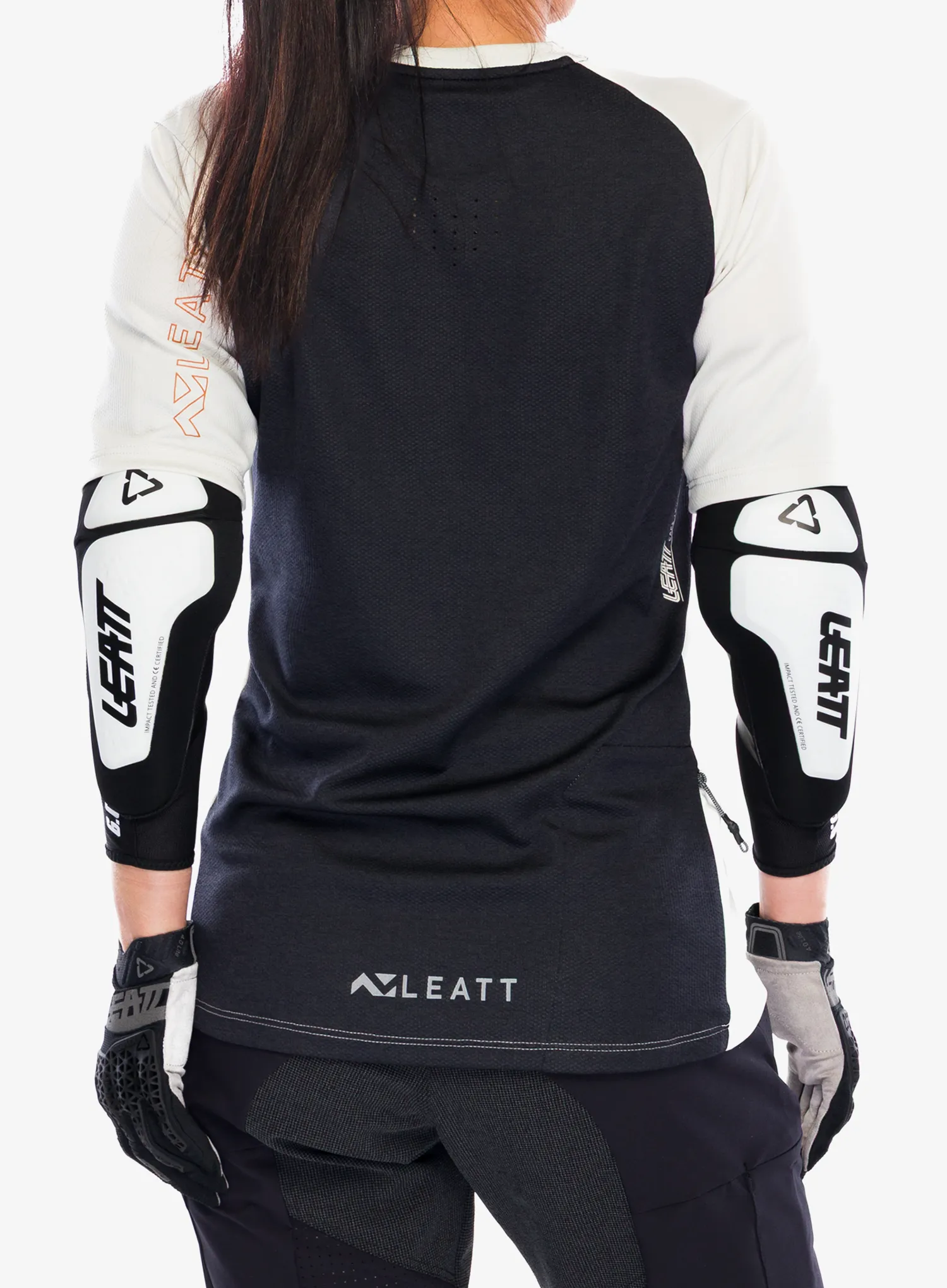Ellenbogenprotektoren Leatt Elbow Guard 3DF 6.0 - white/black