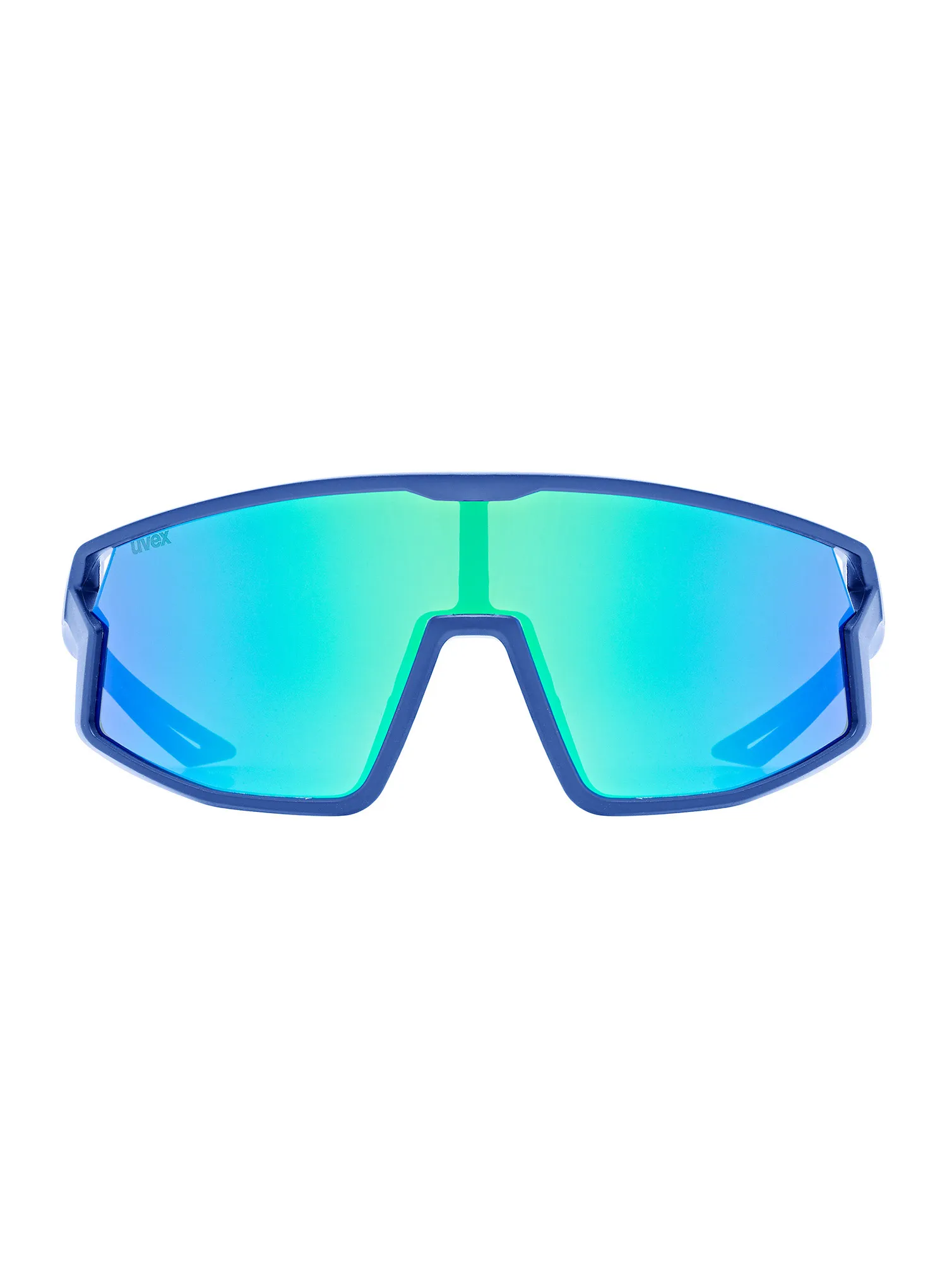 Brillen für Kinder Uvex Skyryse JR - blue matt/mirror green 