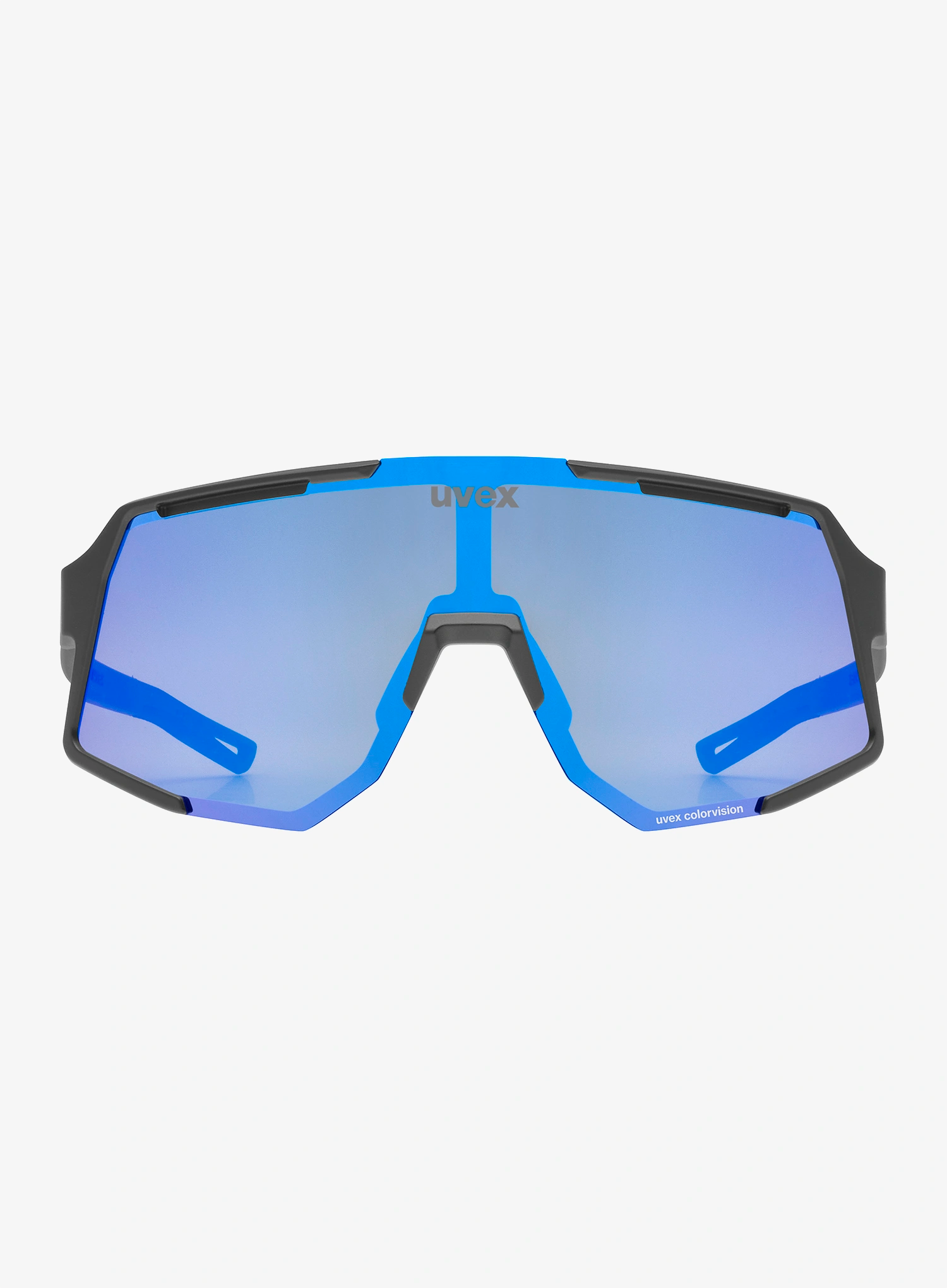 Rennradbrille Uvex Sequenze CV - black matt/mir.blue