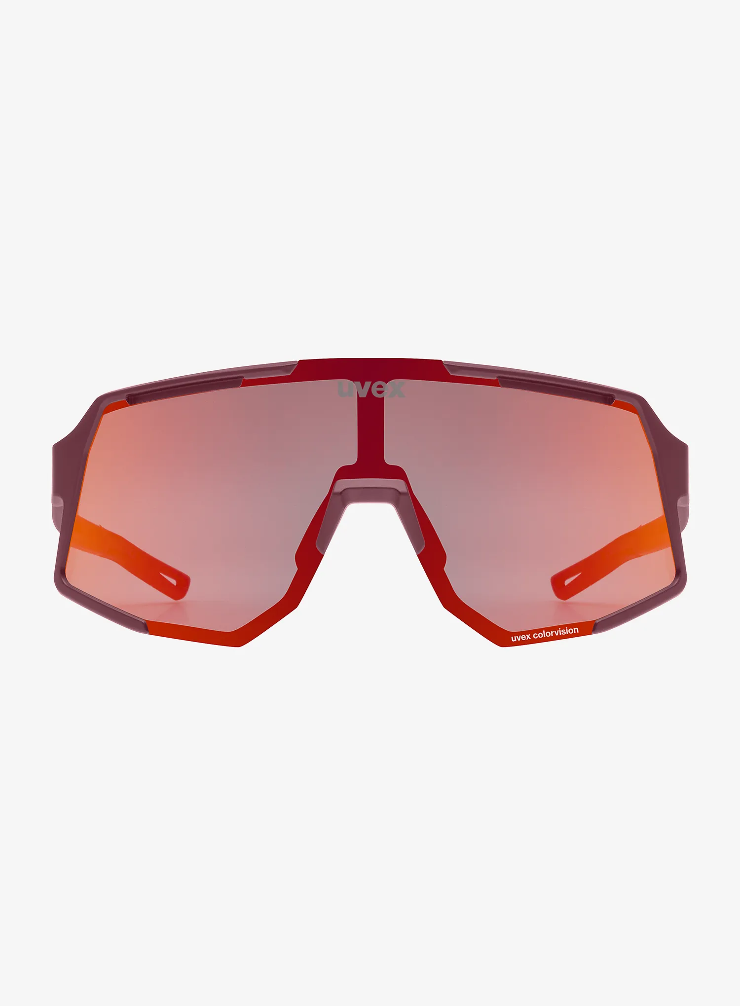 Rennradbrille Uvex Sequenze CV - cranberry matt/mir.red