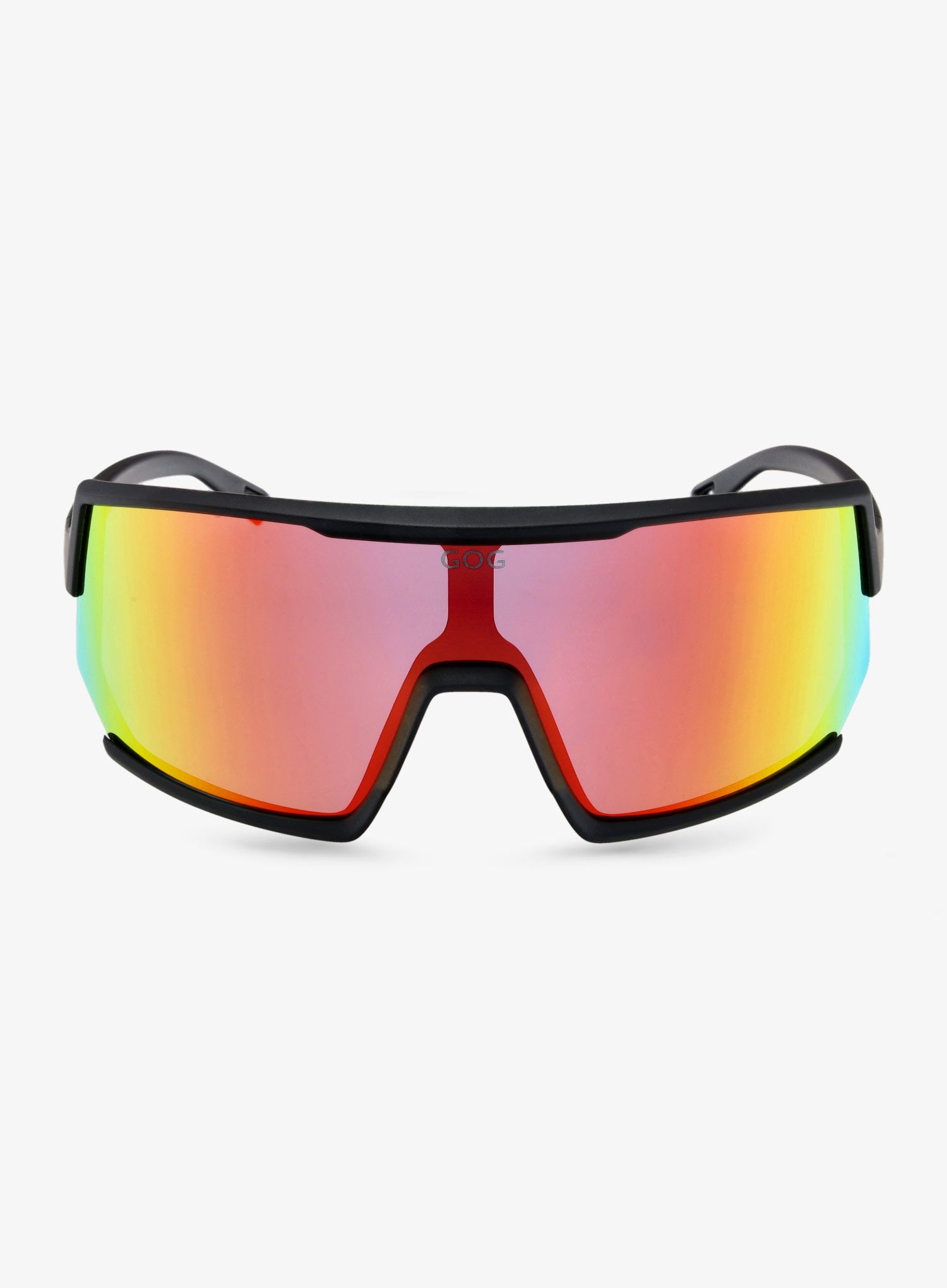 Fahrradbrille GOG Zeus - black/poly.red