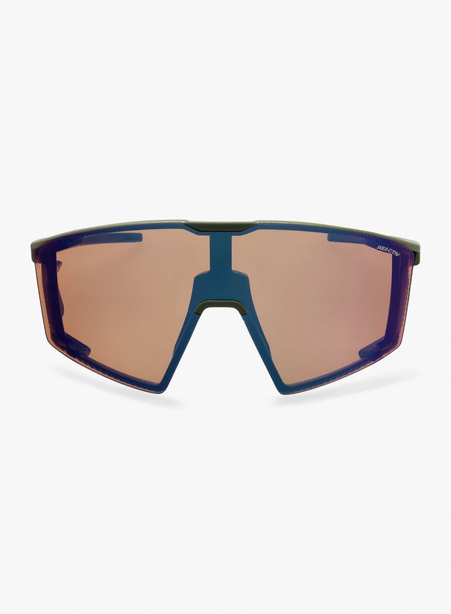 Fahrradbrille Julbo Edge Cover - Reactiv 2-4 DL - army green/black