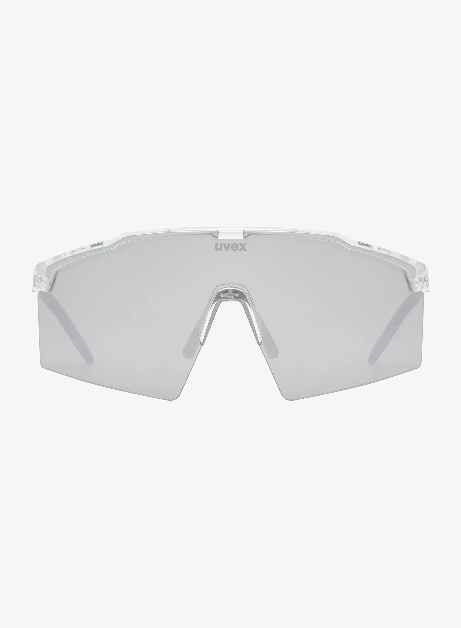 Fahrradbrille Uvex Flowline - clear/mir.silver