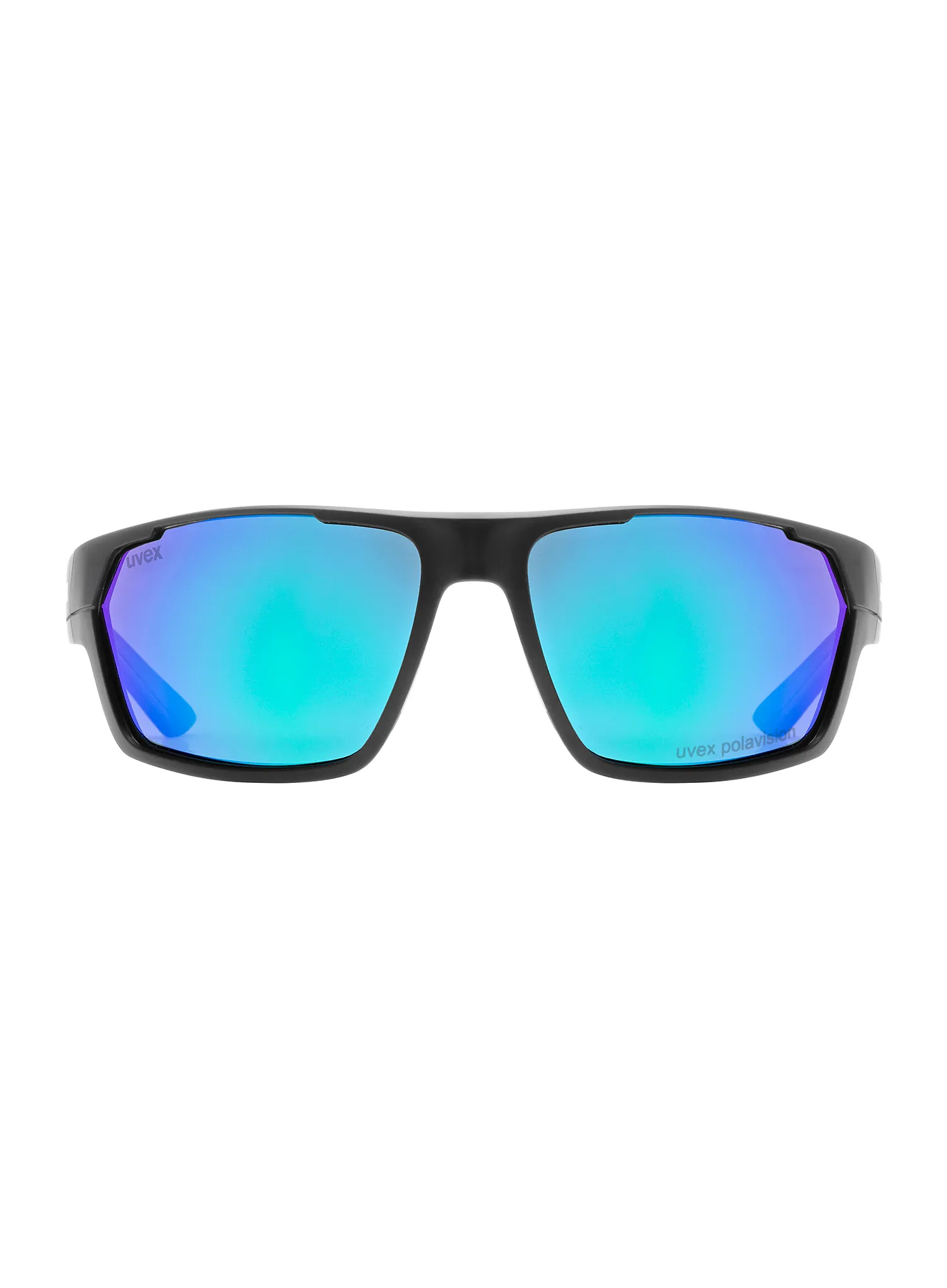 Polarisationsbrille Uvex Sportstyle 233 P - black matt/mirror green