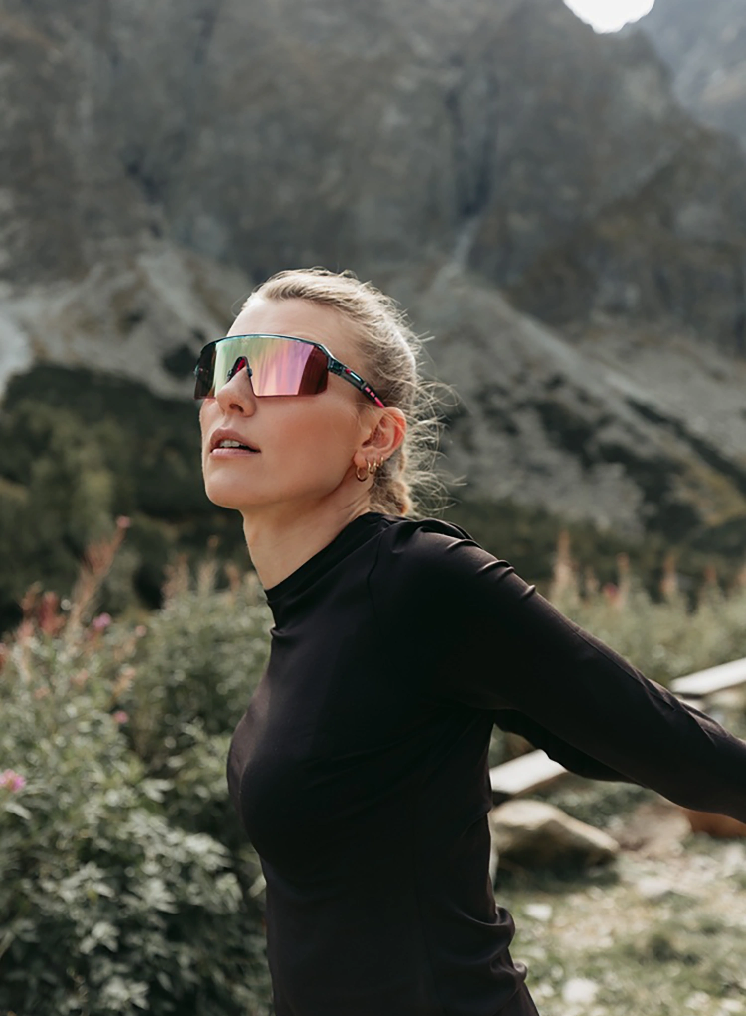 Sonnenbrille GOG Nanna - cristal grey/pink/reflex pink