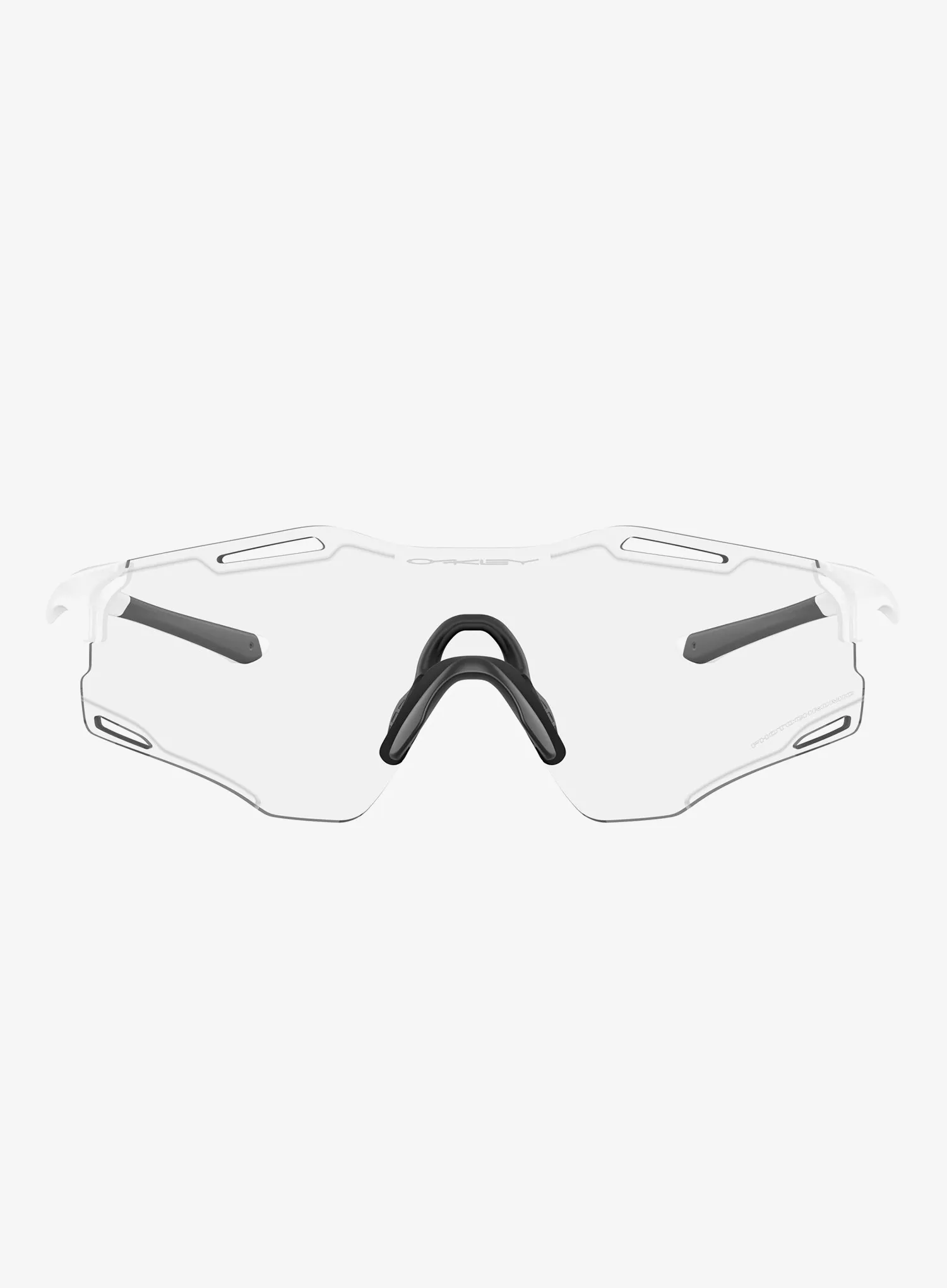 Sonnenbrille Oakley Cybr Zero - matte wht/clear photo blk