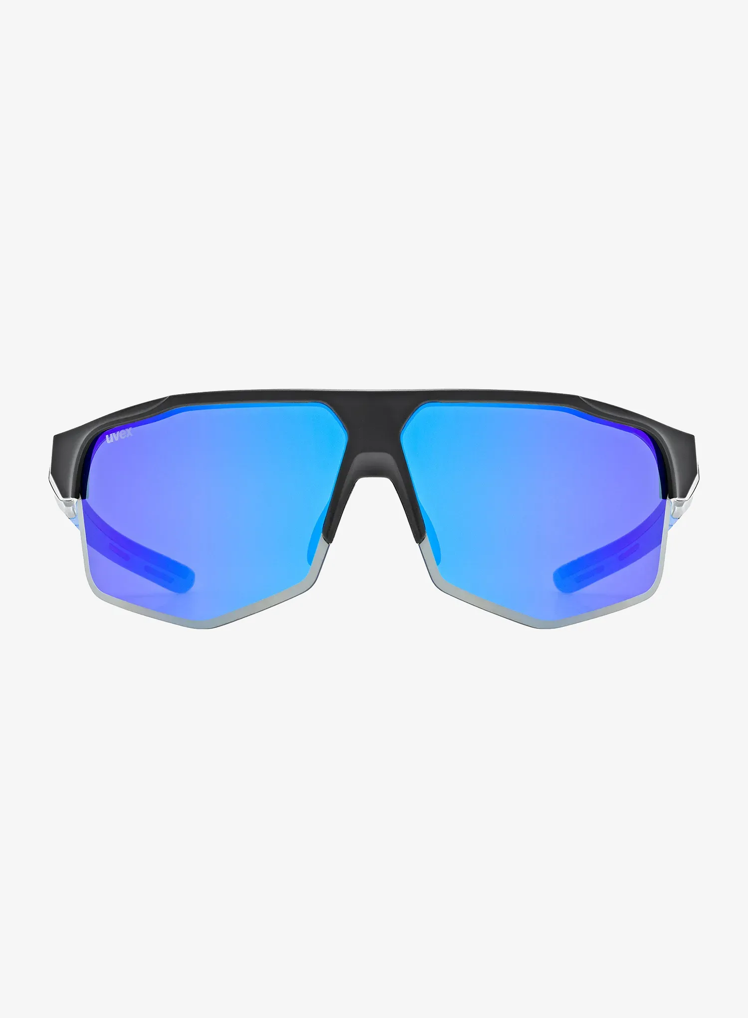 Sonnenbrille Uvex Axos Set - black matt/mirror blue