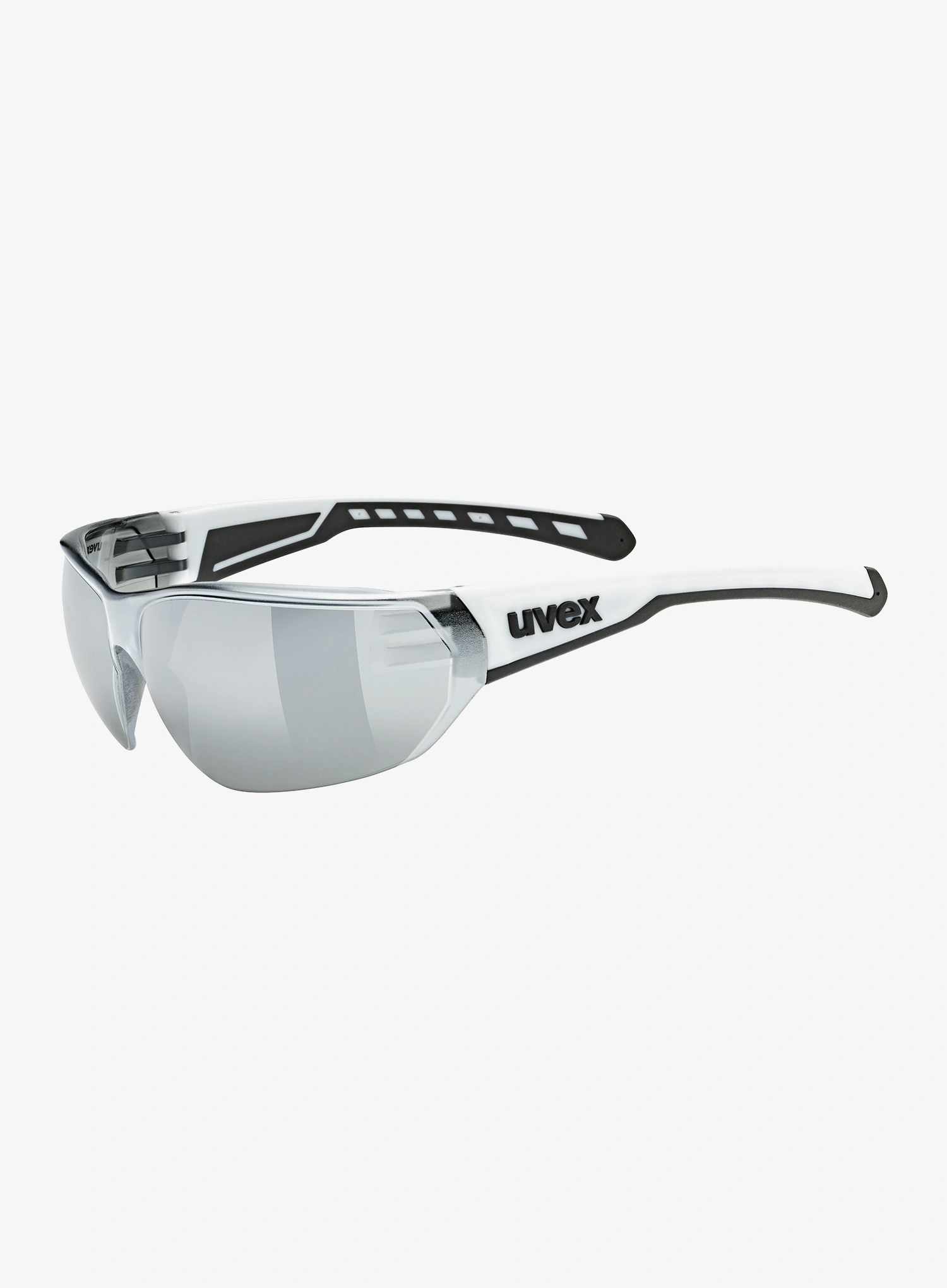 Sonnenbrille Uvex Equate - white matt/mir.silver