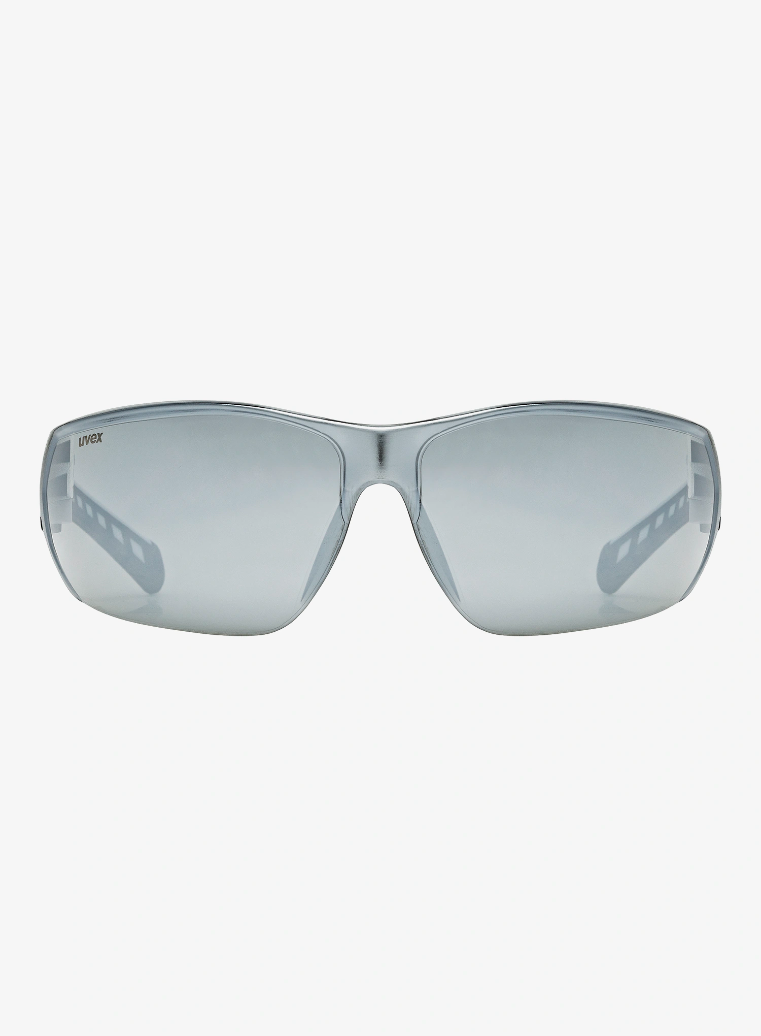 Sonnenbrille Uvex Equate - white matt/mir.silver