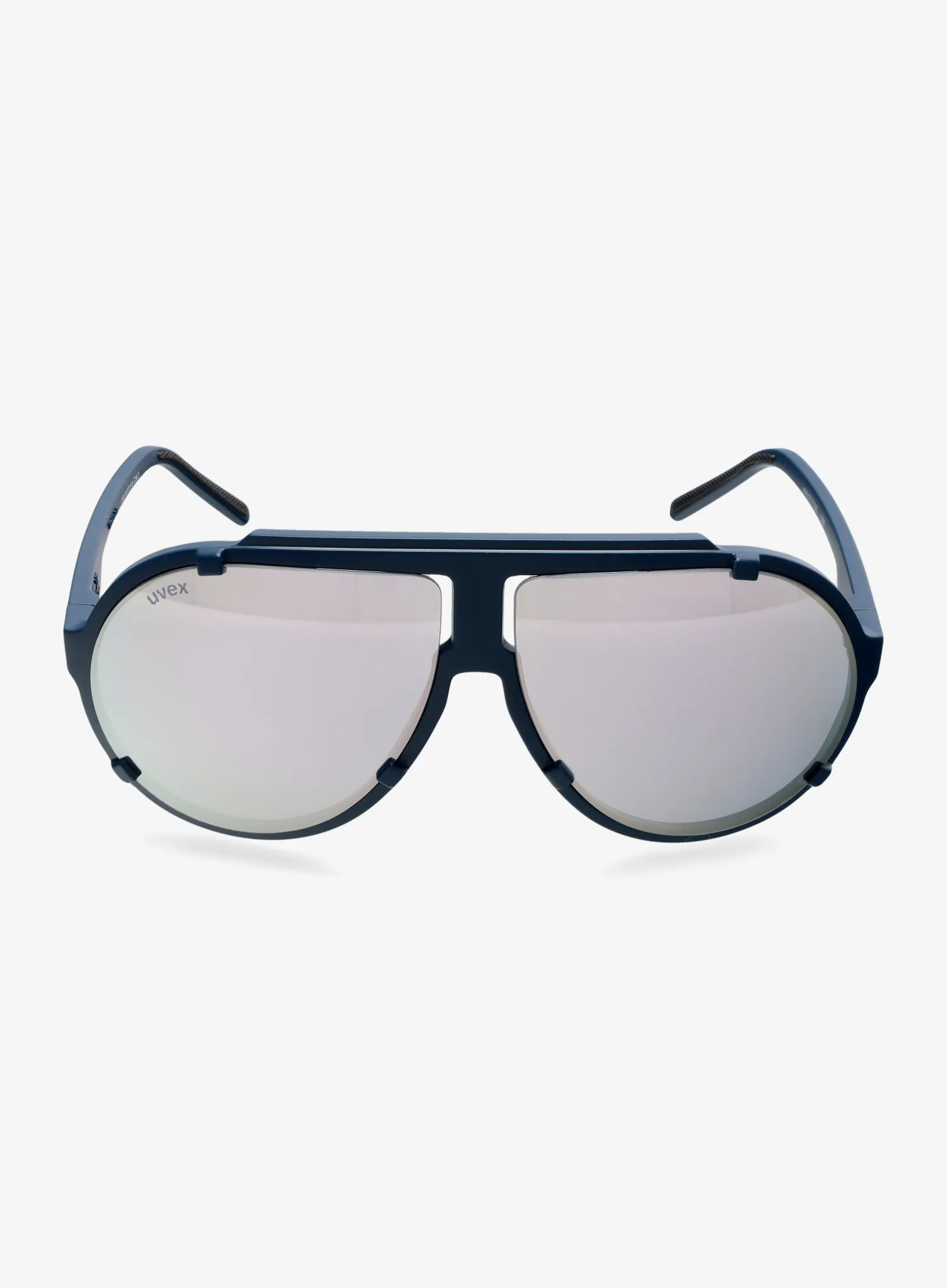 Sonnenbrille Uvex Esntl Pina - blue matt/mirror silver