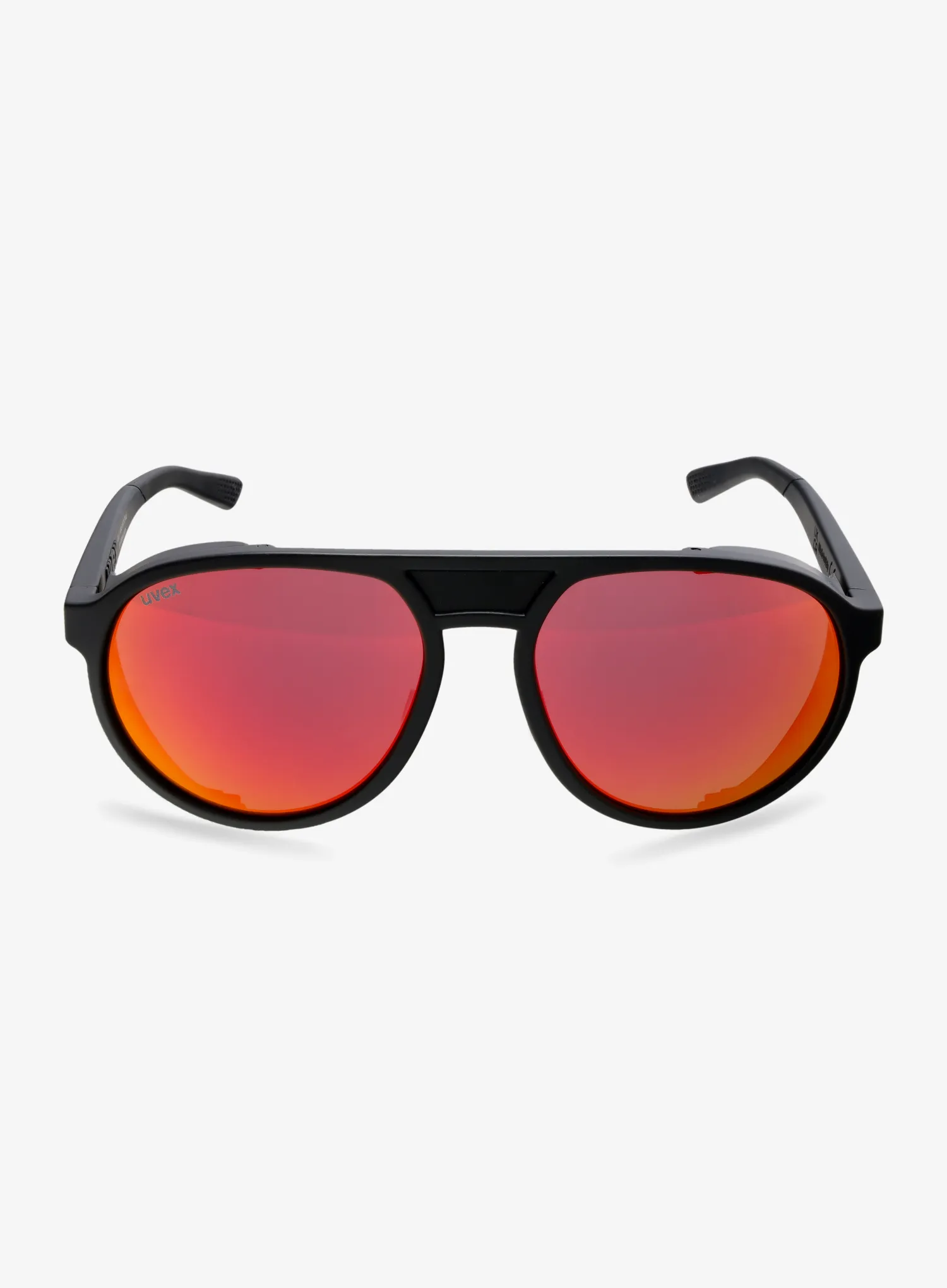 Sonnenbrille Uvex MTN Classic Pure - black/mirror red/supravision