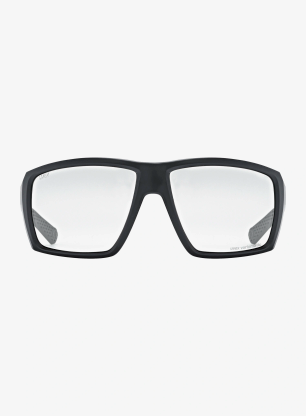 Sonnenbrille Uvex MTN venture V - black matt/smoke