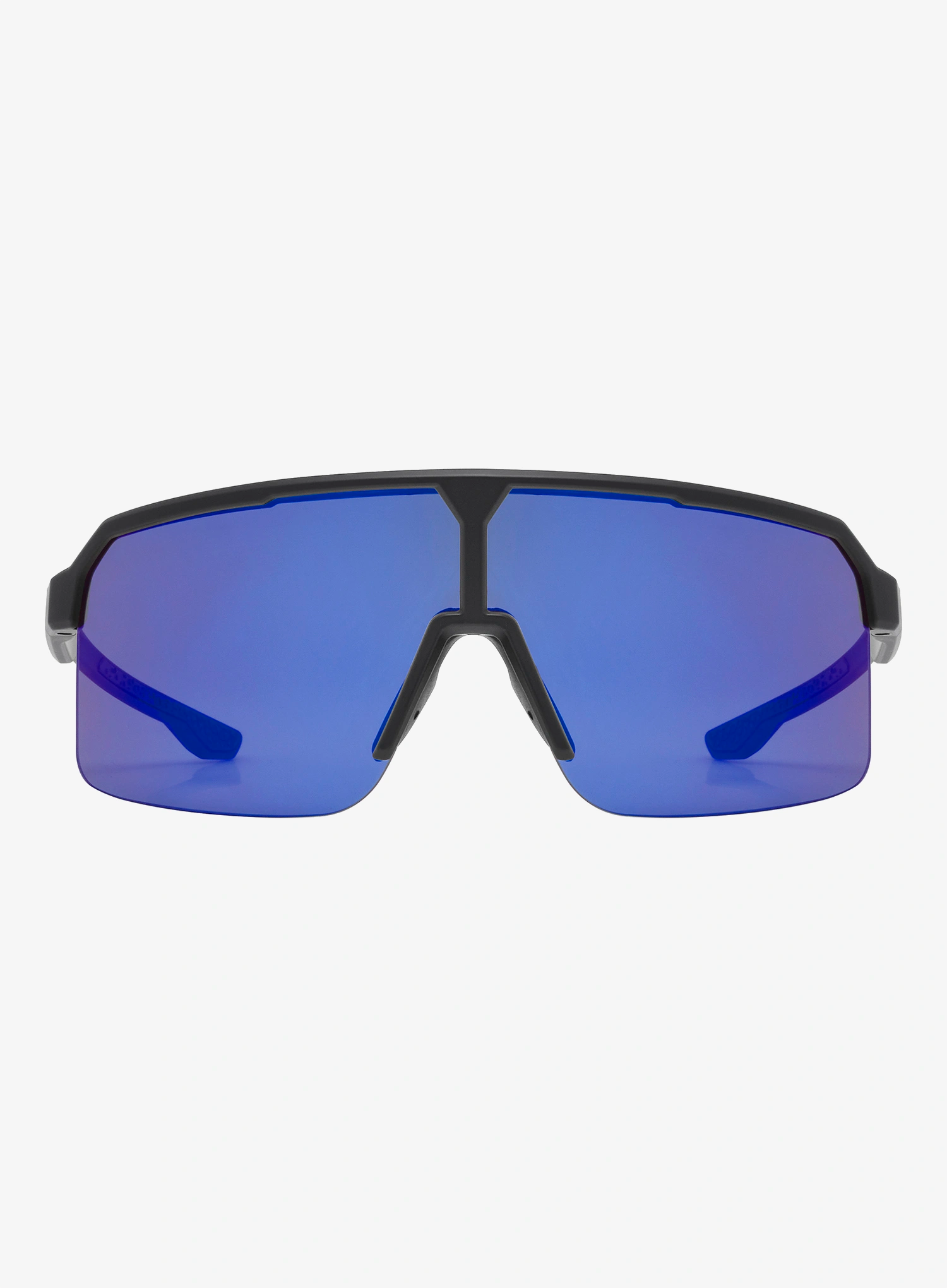 Sonnenbrille Uvex Ramp - black matt/ mir.blue