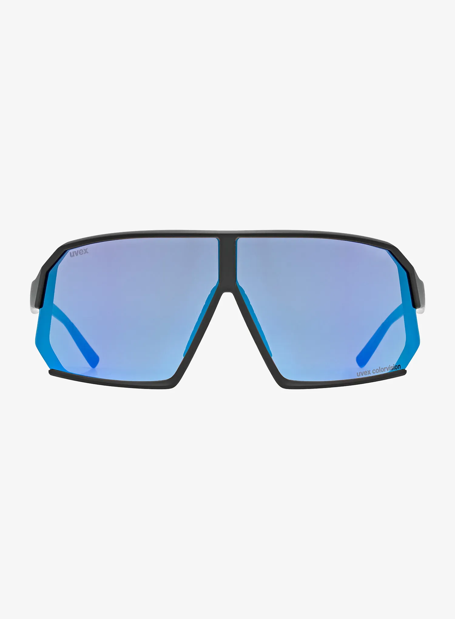 Sonnenbrille Uvex Sportstyle 237 CV - black matt/mirror blue