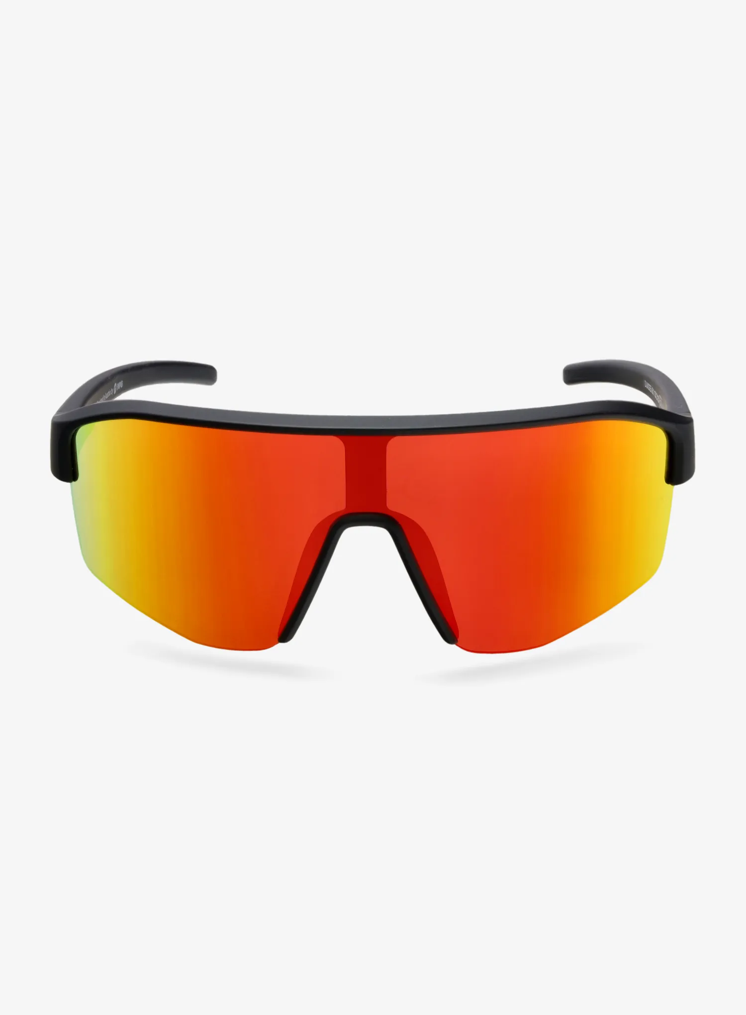 Fahrradbrille Red Bull Spect Dundee - black/brown/red mirror CAT3