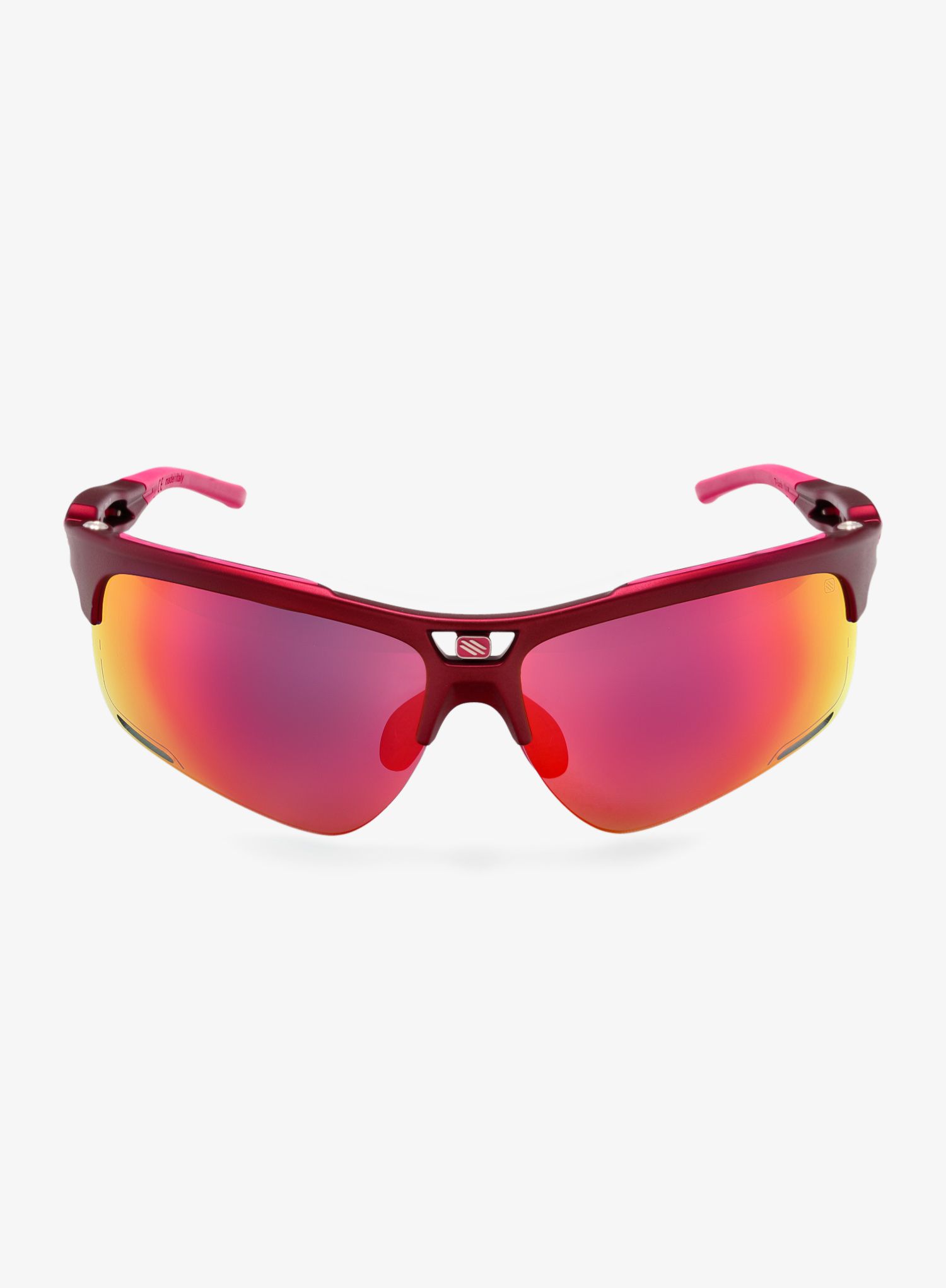 Fahrradbrille Rudy Project Keyblade - matte merlot/multilaser red