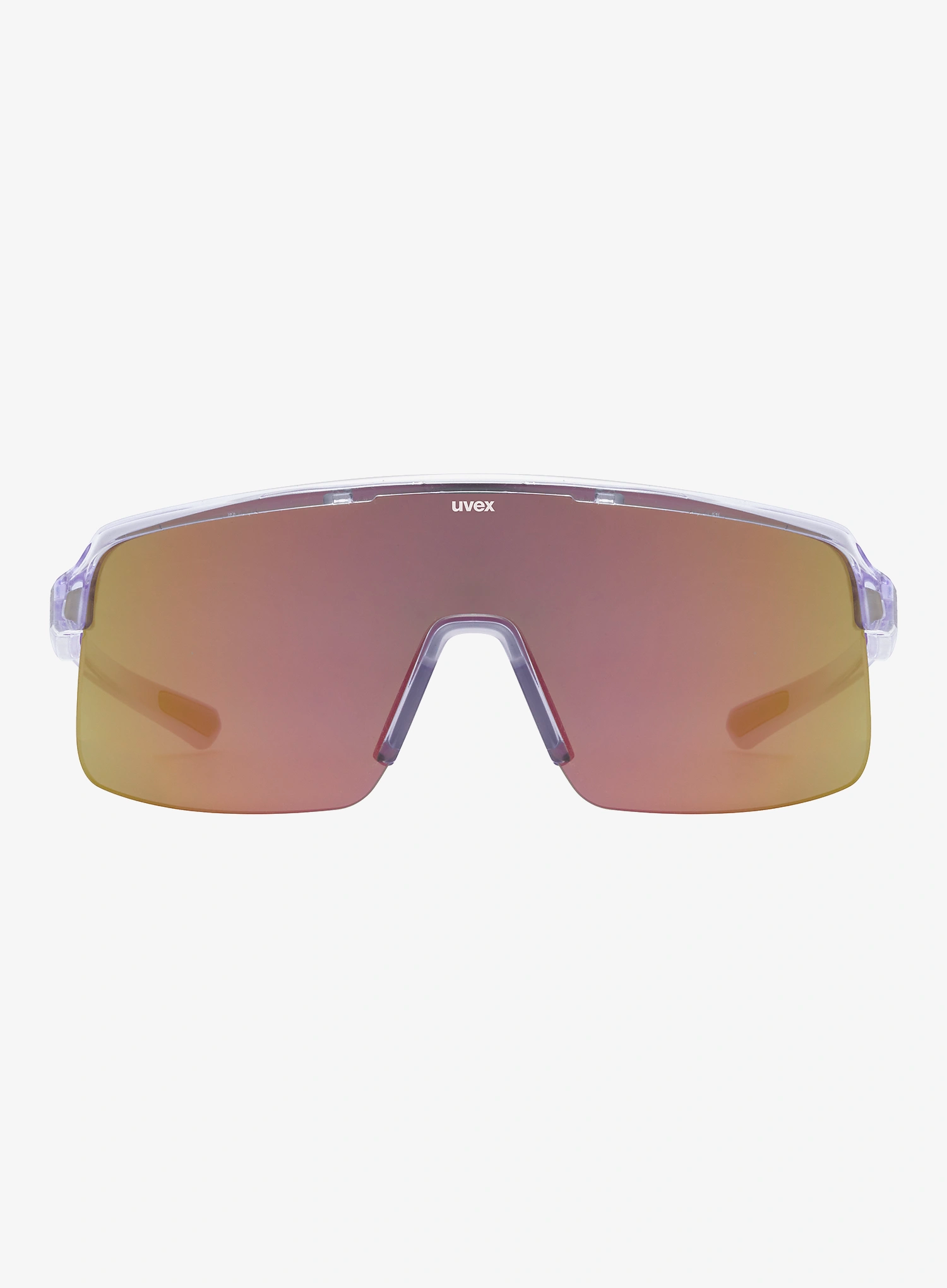 Fahrradbrille Uvex Dyrt - clear purple/mir.red