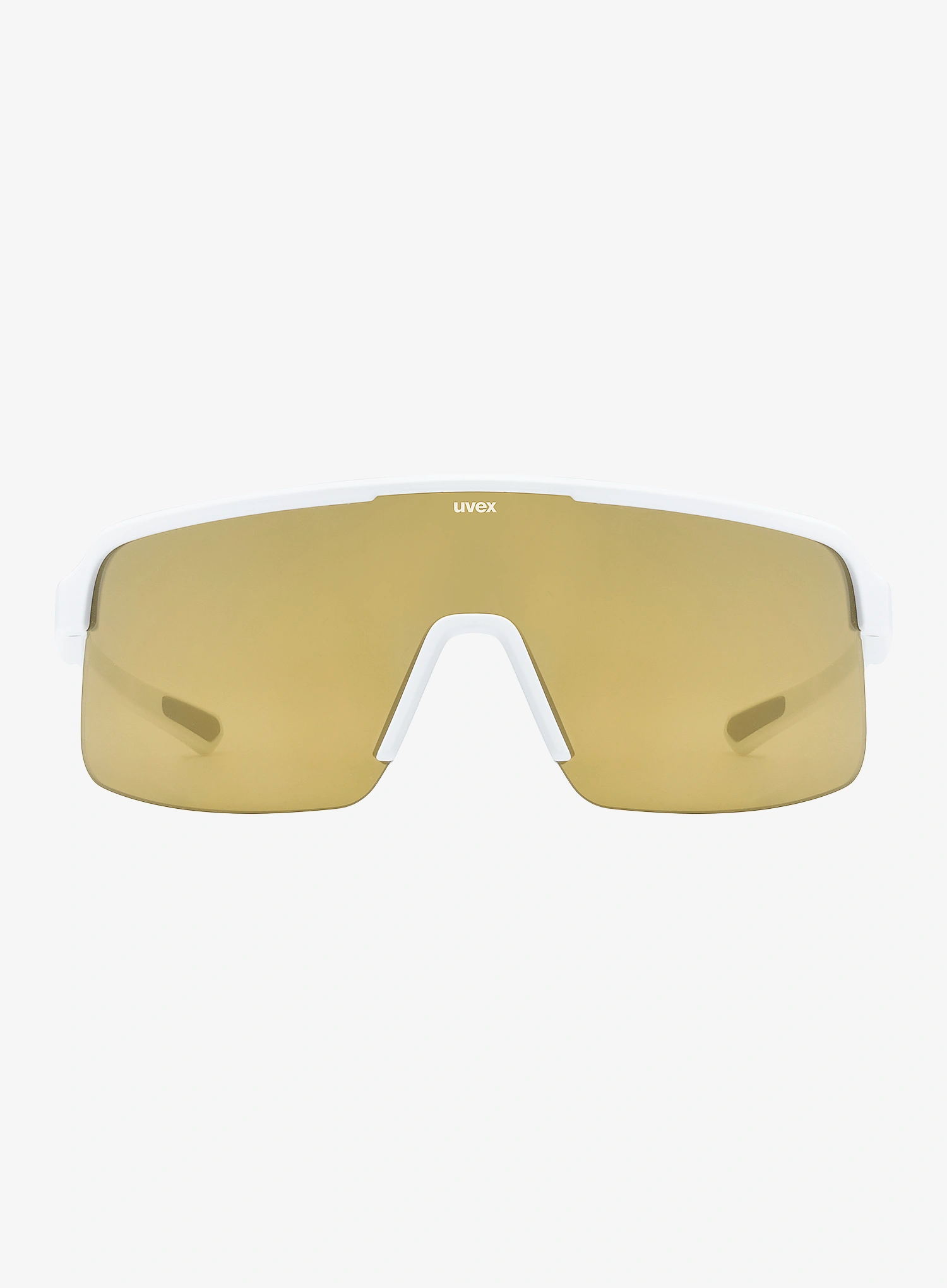 Fahrradbrille Uvex Dyrt - white matt/mir.gold