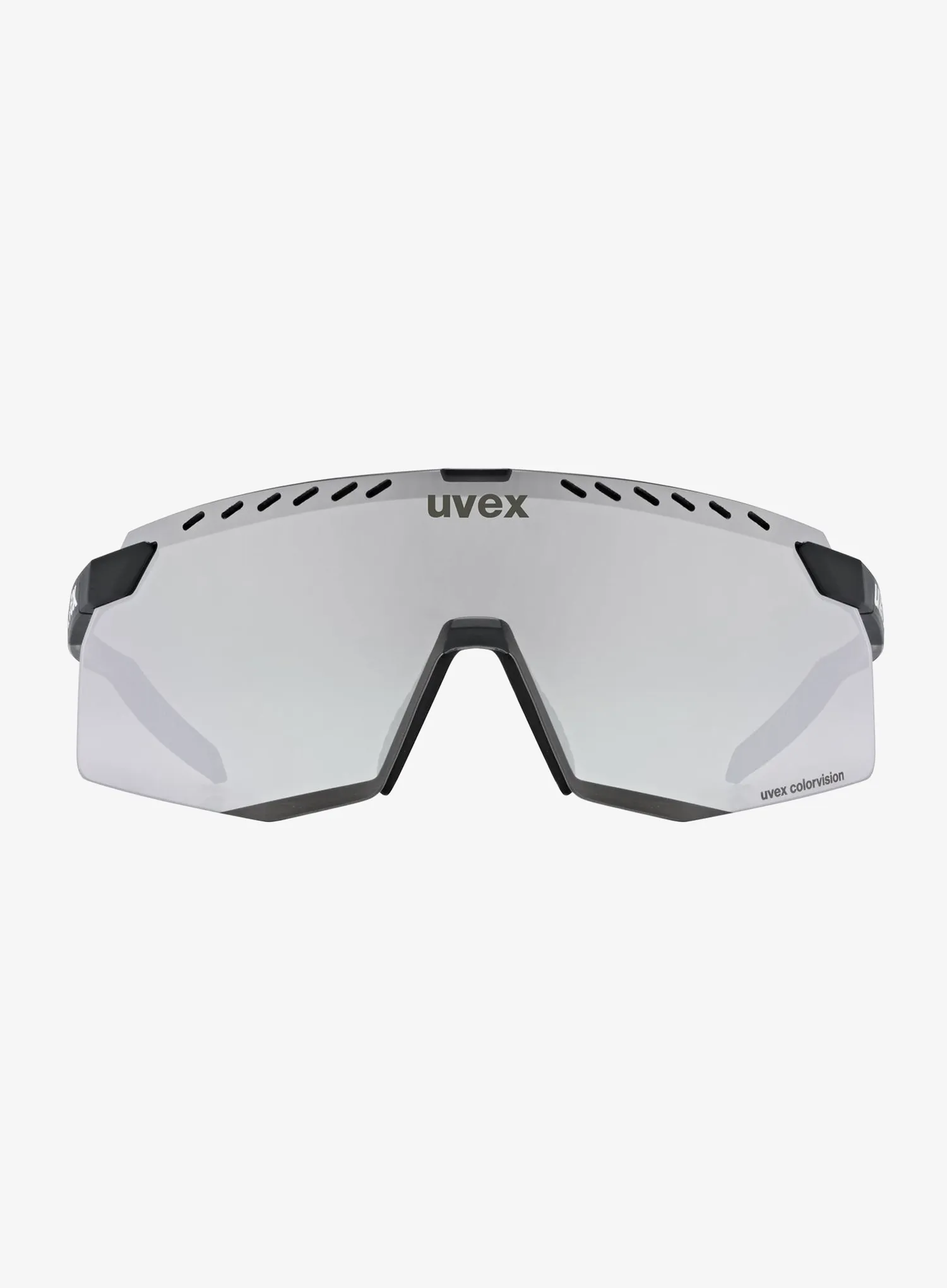 Fahrradbrille Uvex Pace Stage CV - black matt/mir.silver