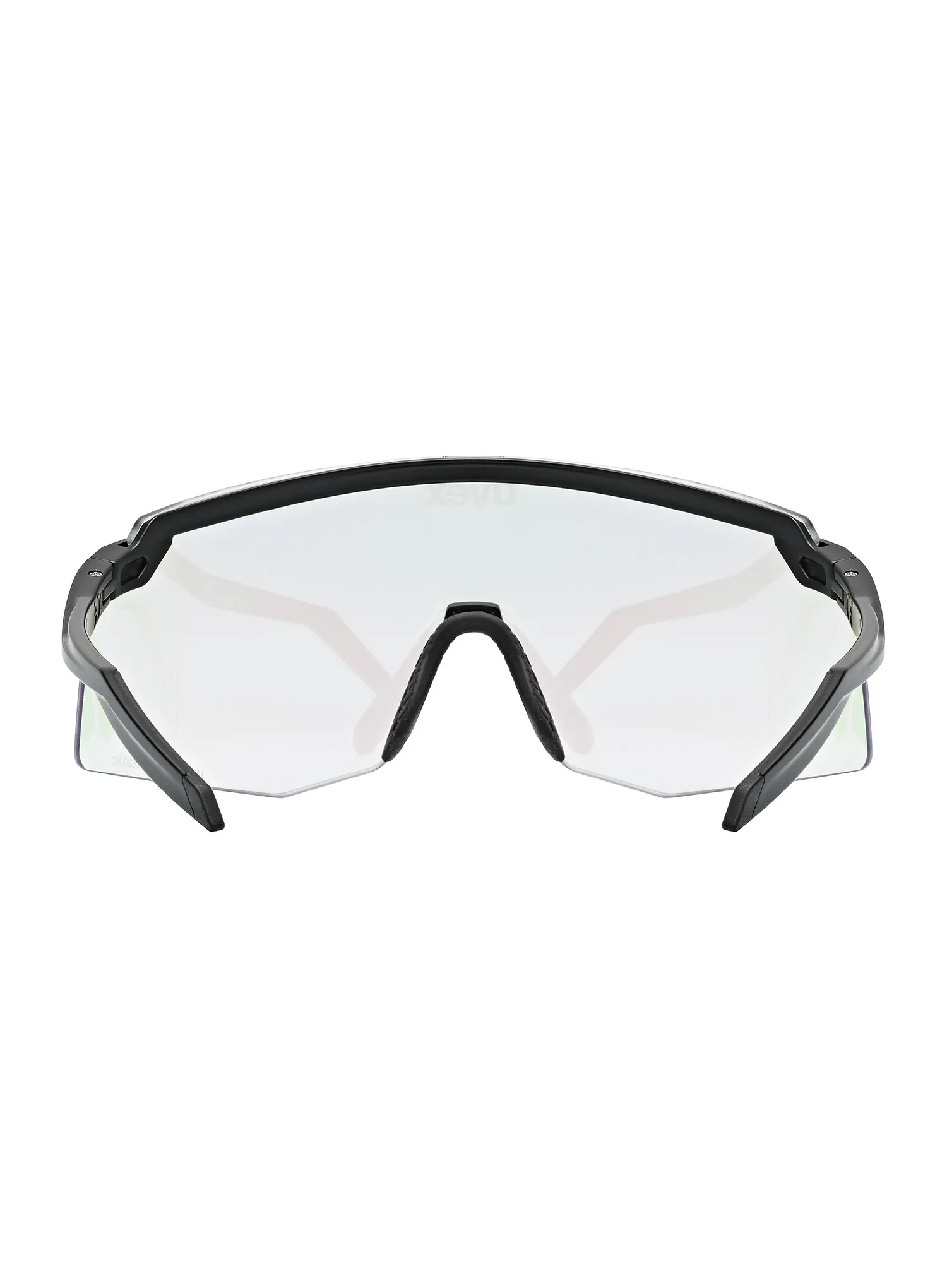 Fahrradbrille Uvex Pace Stage V - black matt/mirror blue