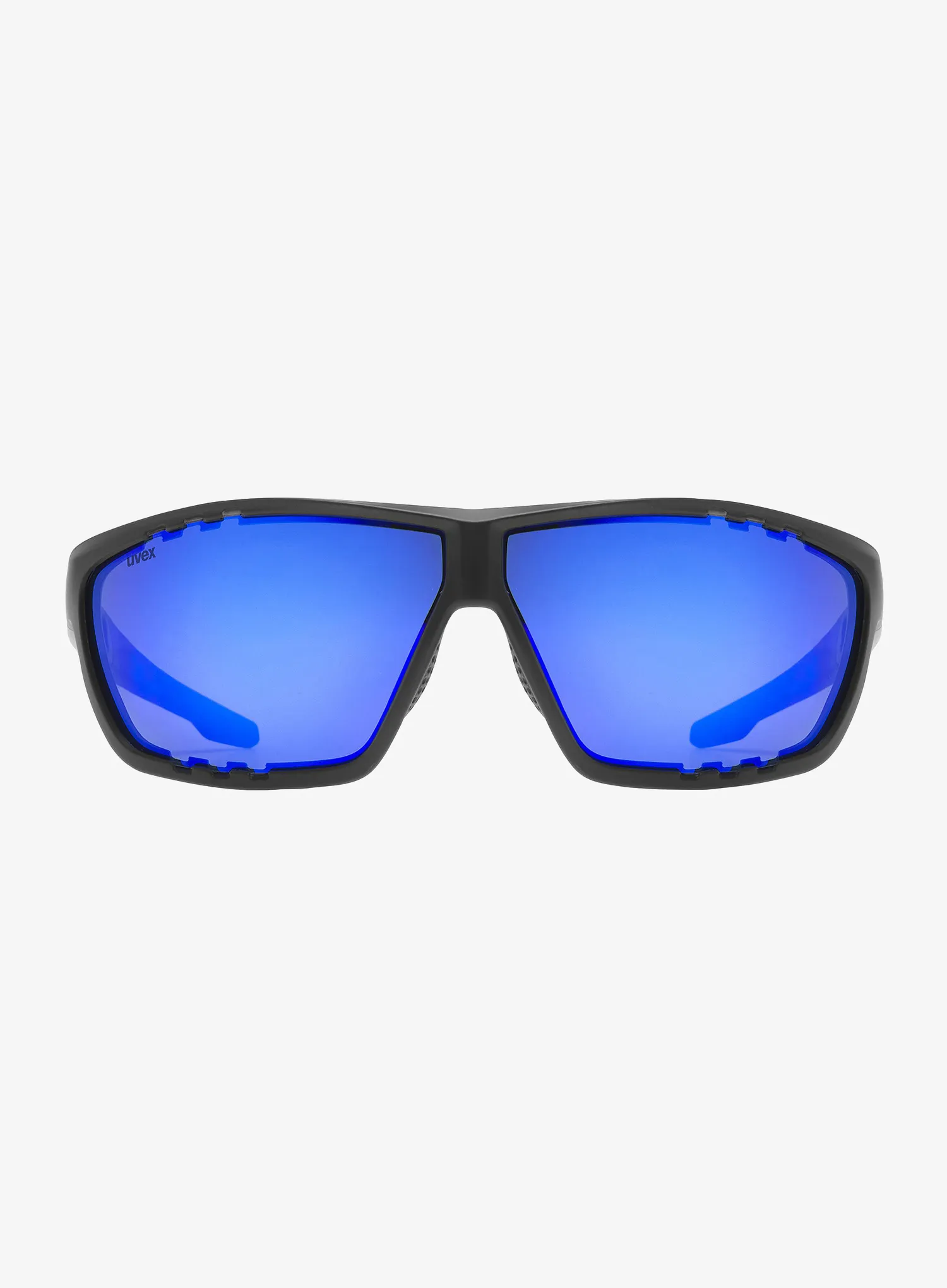 Fahrradbrille Uvex Sportstyle 706 - black mat/mir.blue