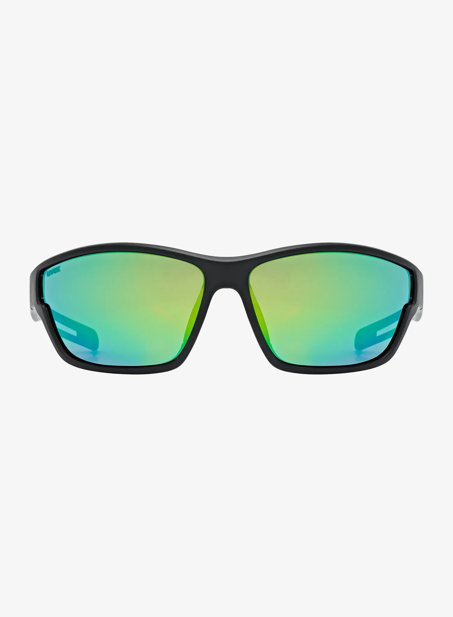 Fahrradbrille Uvex Sportstyle 806 - black matt/mirror green