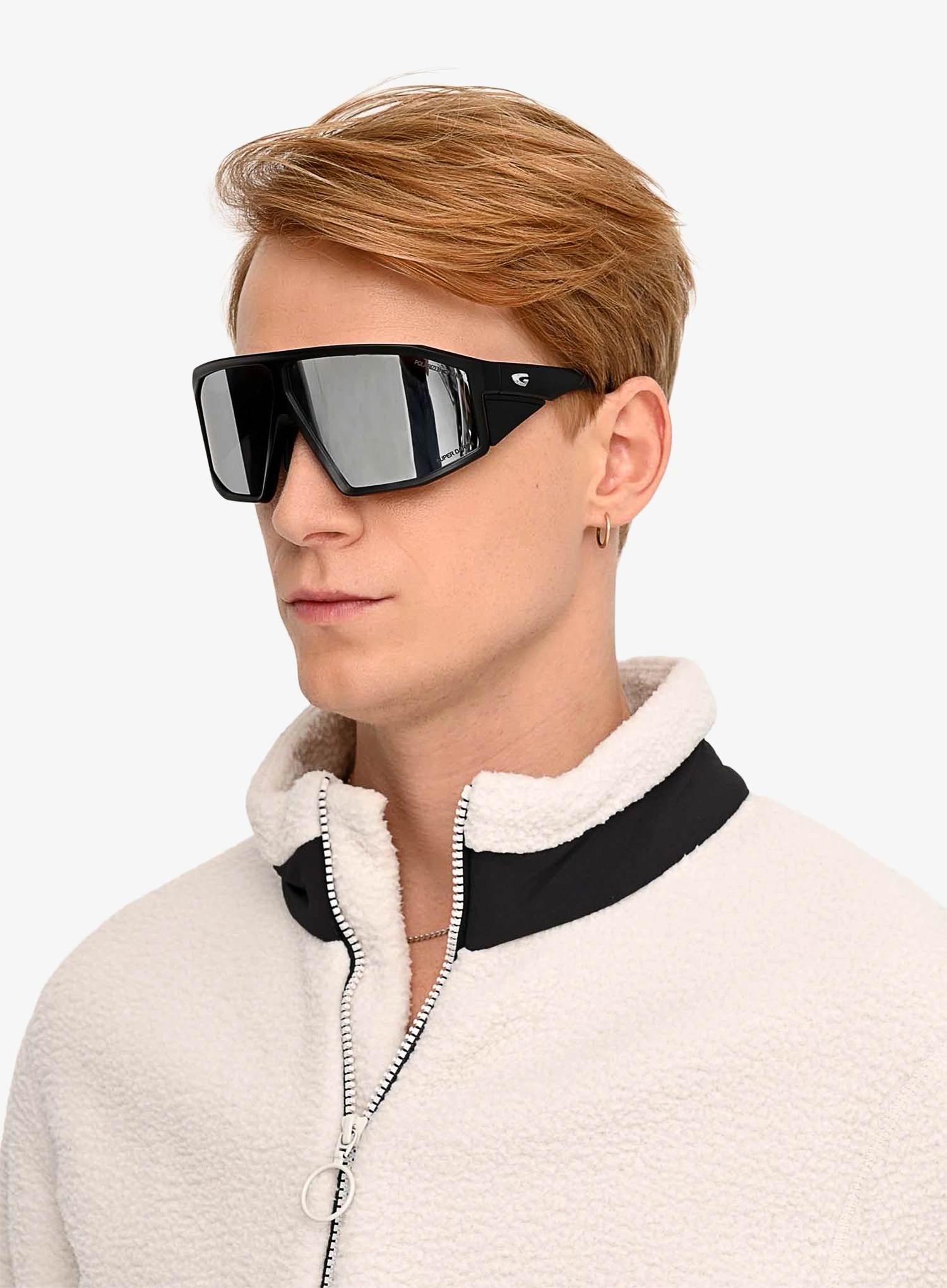 Sonnenbrille GOG Lhotse - matt black/reflex silver