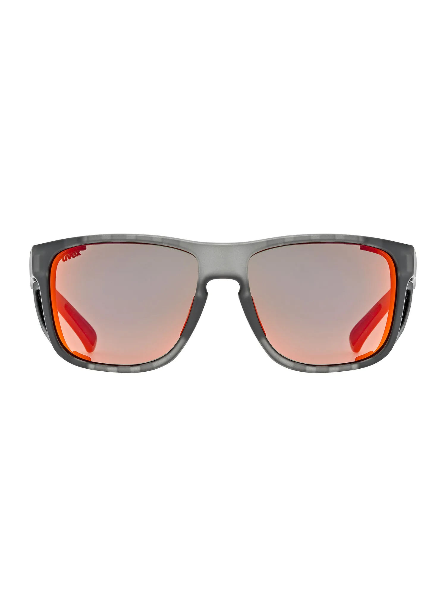 Sonnenbrille Uvex Sportstyle 312 - smoke matt/mirror red
