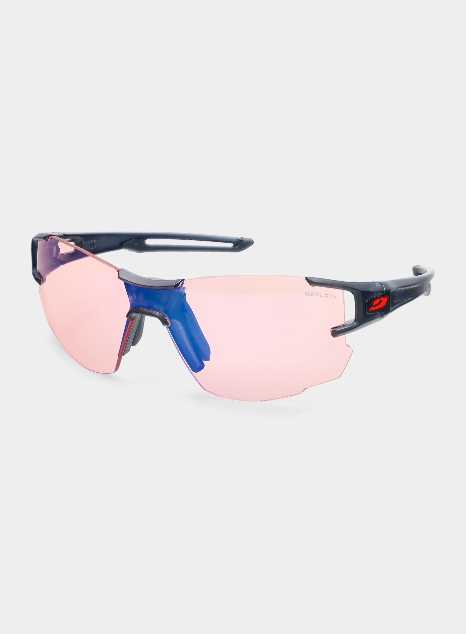 Sonnenbrille Damen Julbo Aerolite - Reactiv 1-3 - translucent black/red