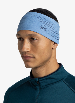 Stirnband Buff Dryflx Headband - solid washed blue