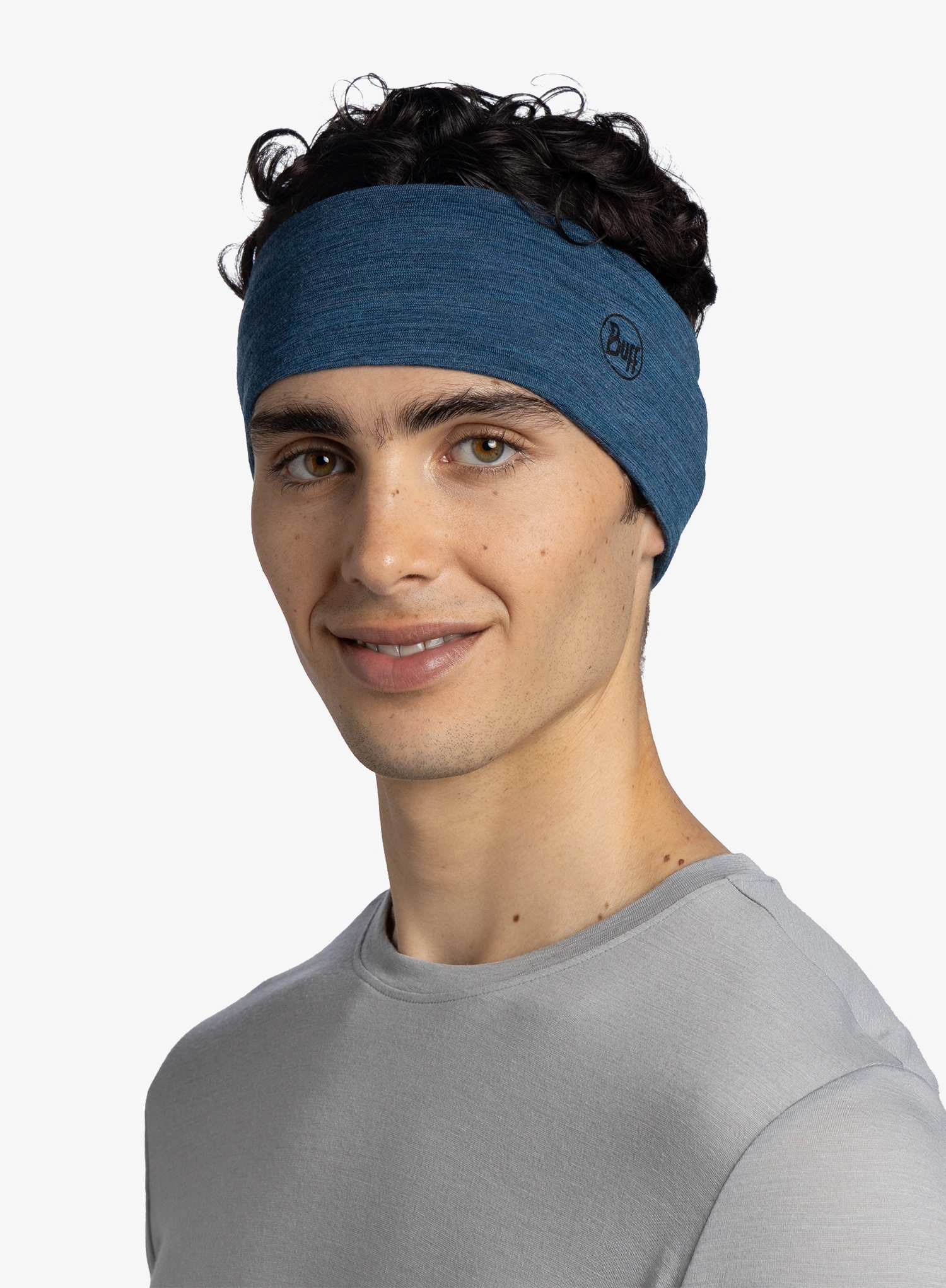 Stirnband Buff Merino Lightweight Headband - multistripes tempest