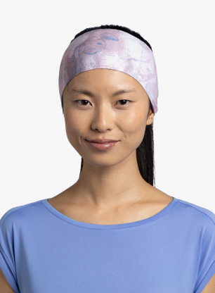 Stirnband Damen Buff Coolnet UV Ellipse Headband - orisa pink azalea