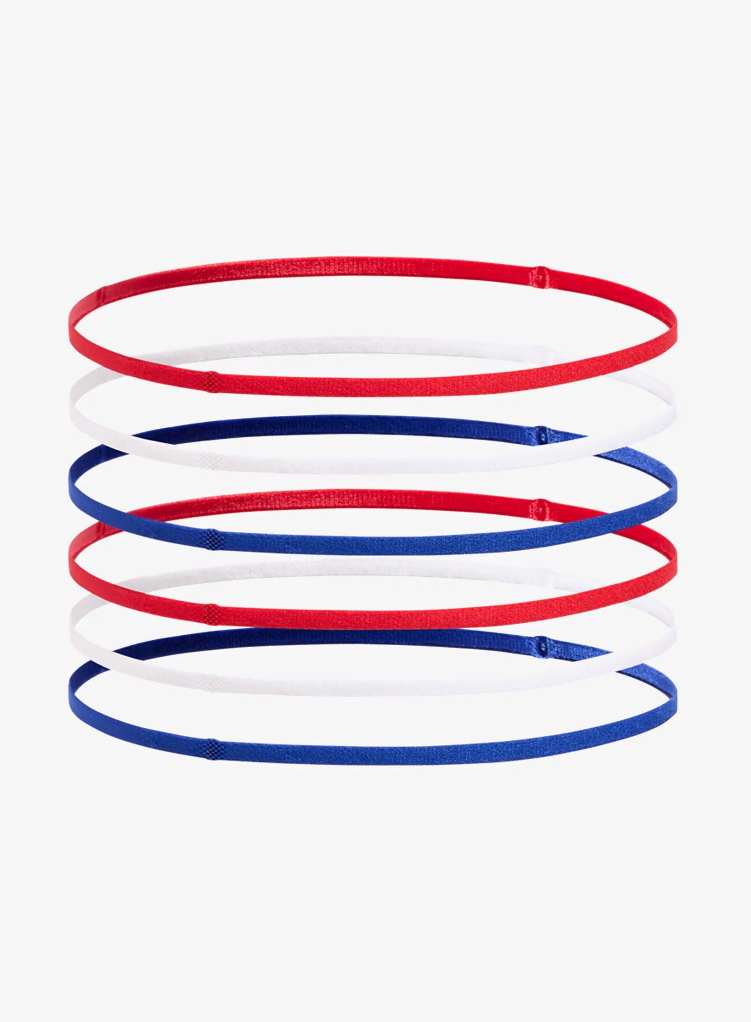 Stirnband Damen Under Armour Mini Elastic 6PK - red/white