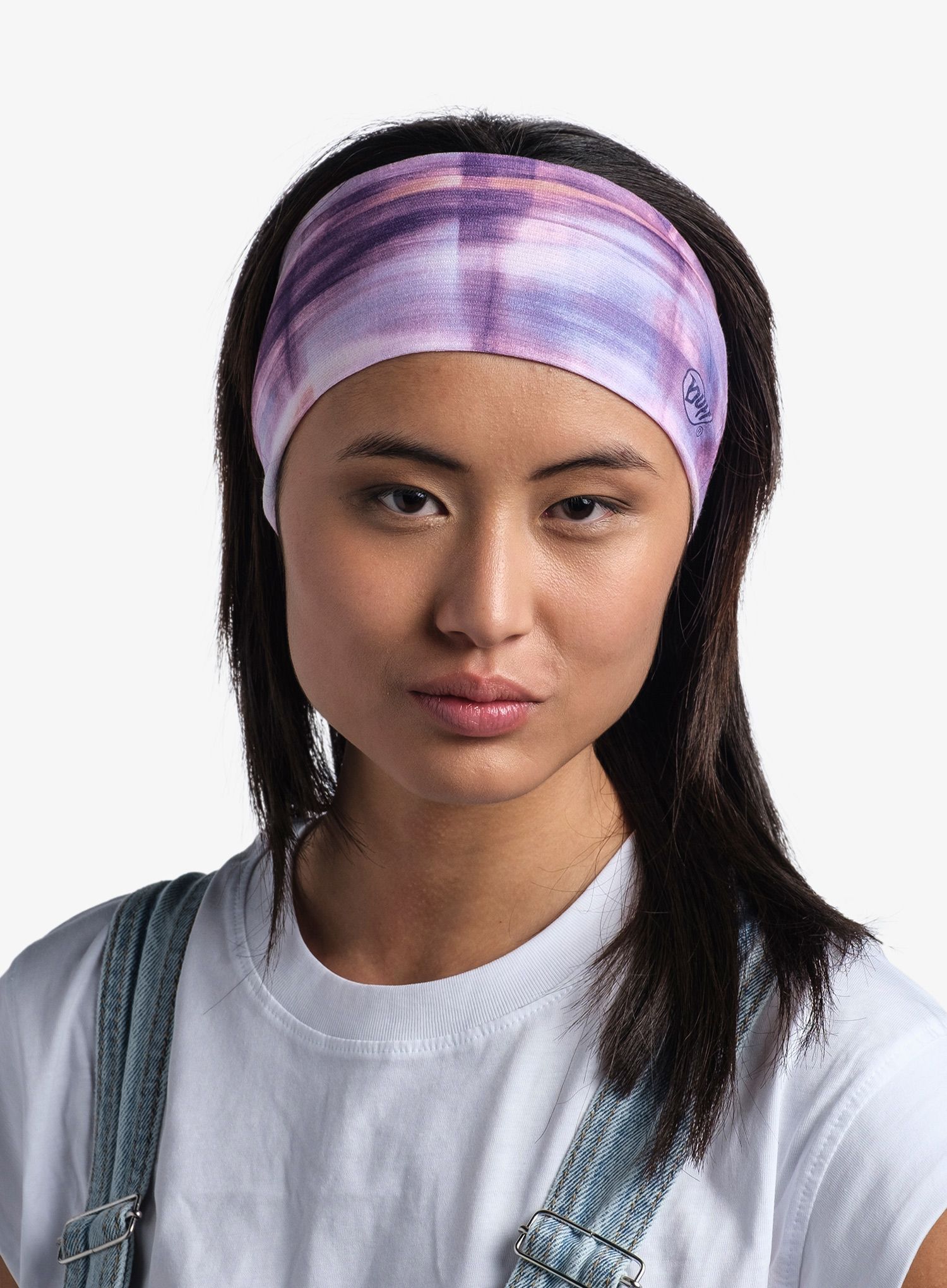 Stirnband Buff Coolnet UV Wide Headband - seary purple