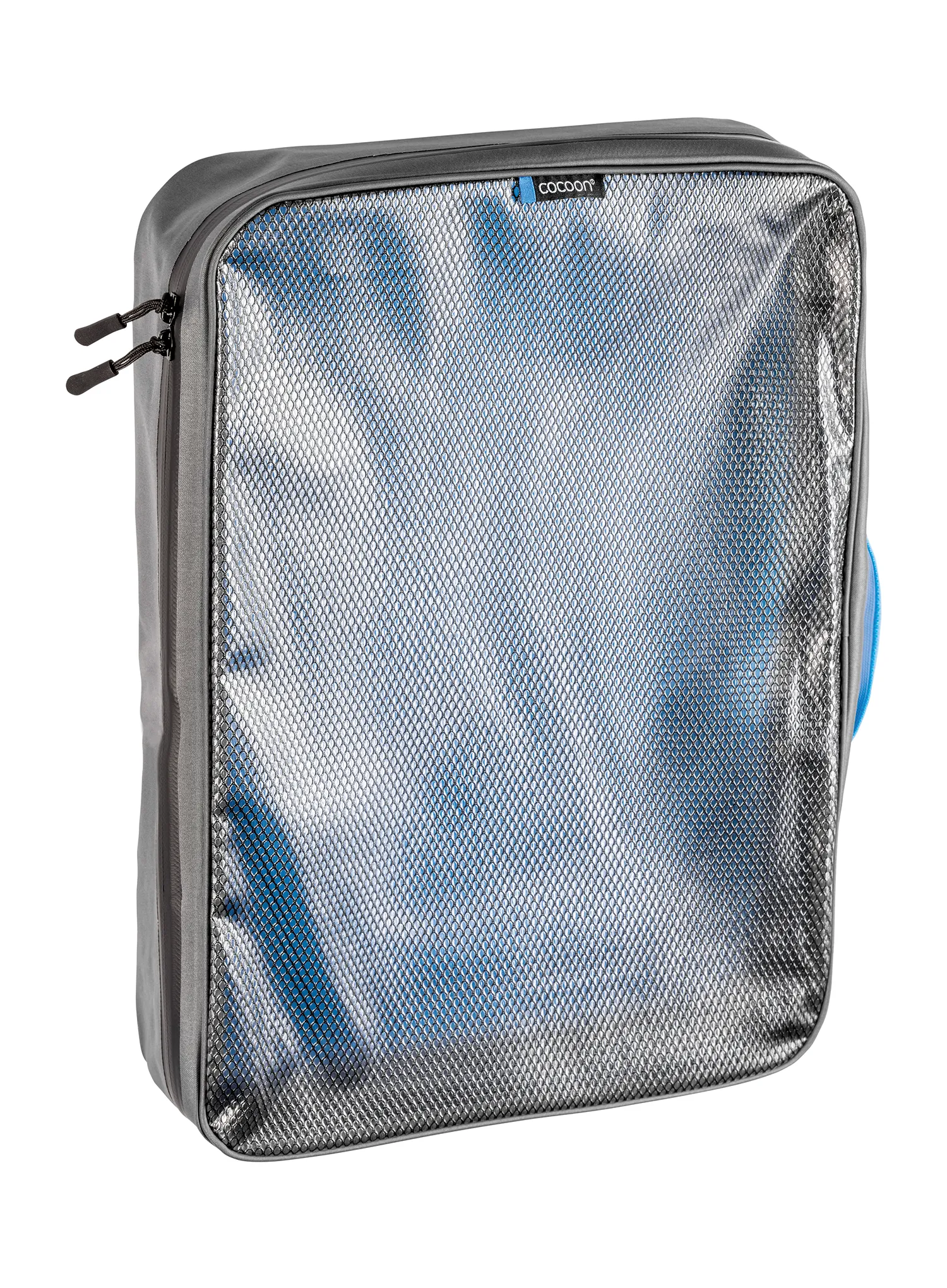 Reiseorganizer Cocoon Packing Cube - Laminated Net Top XL - grey/blue