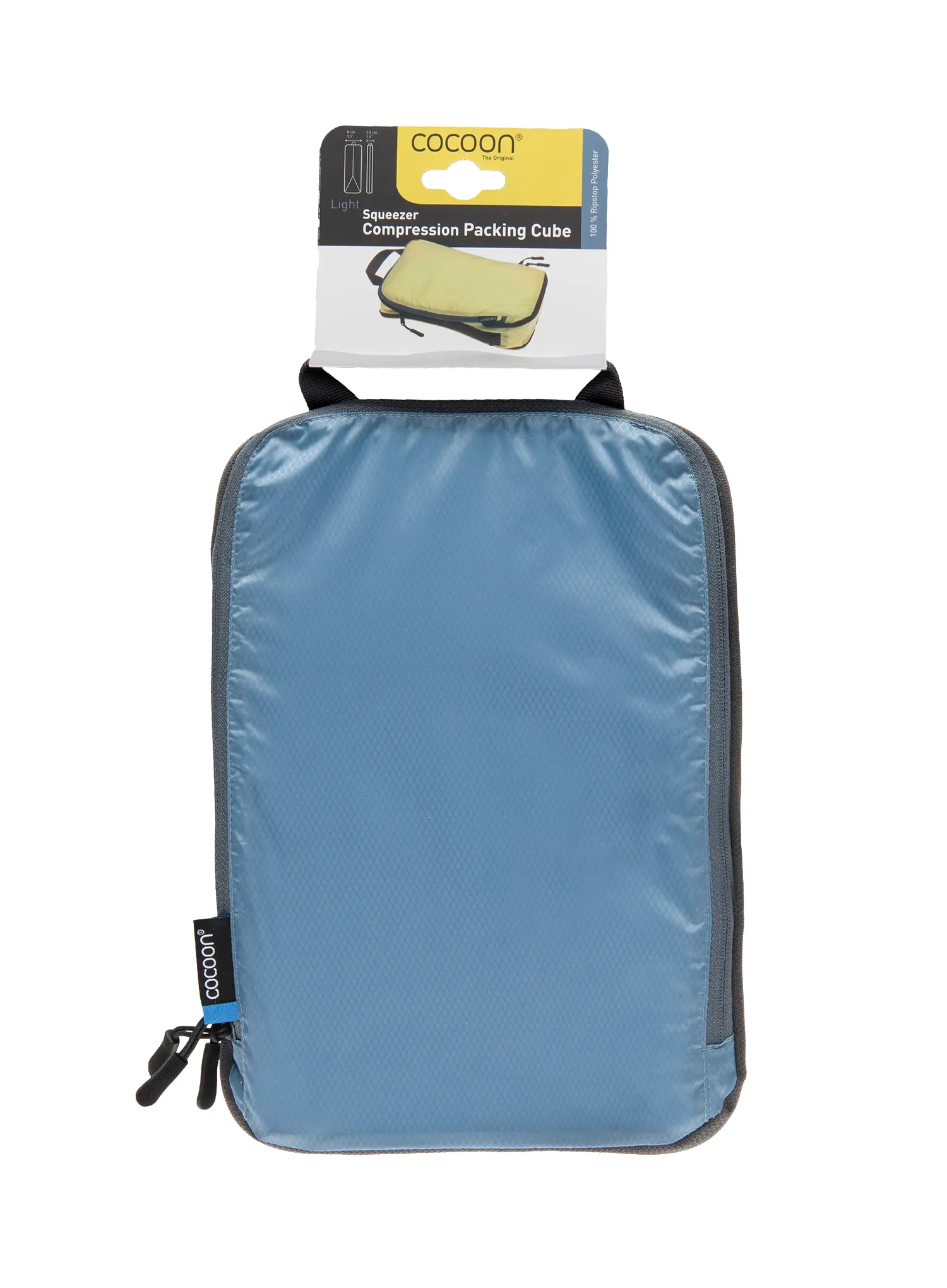Reiseorganizer Cocoon Squeezer Compression Packing Cube Light L - ash blue